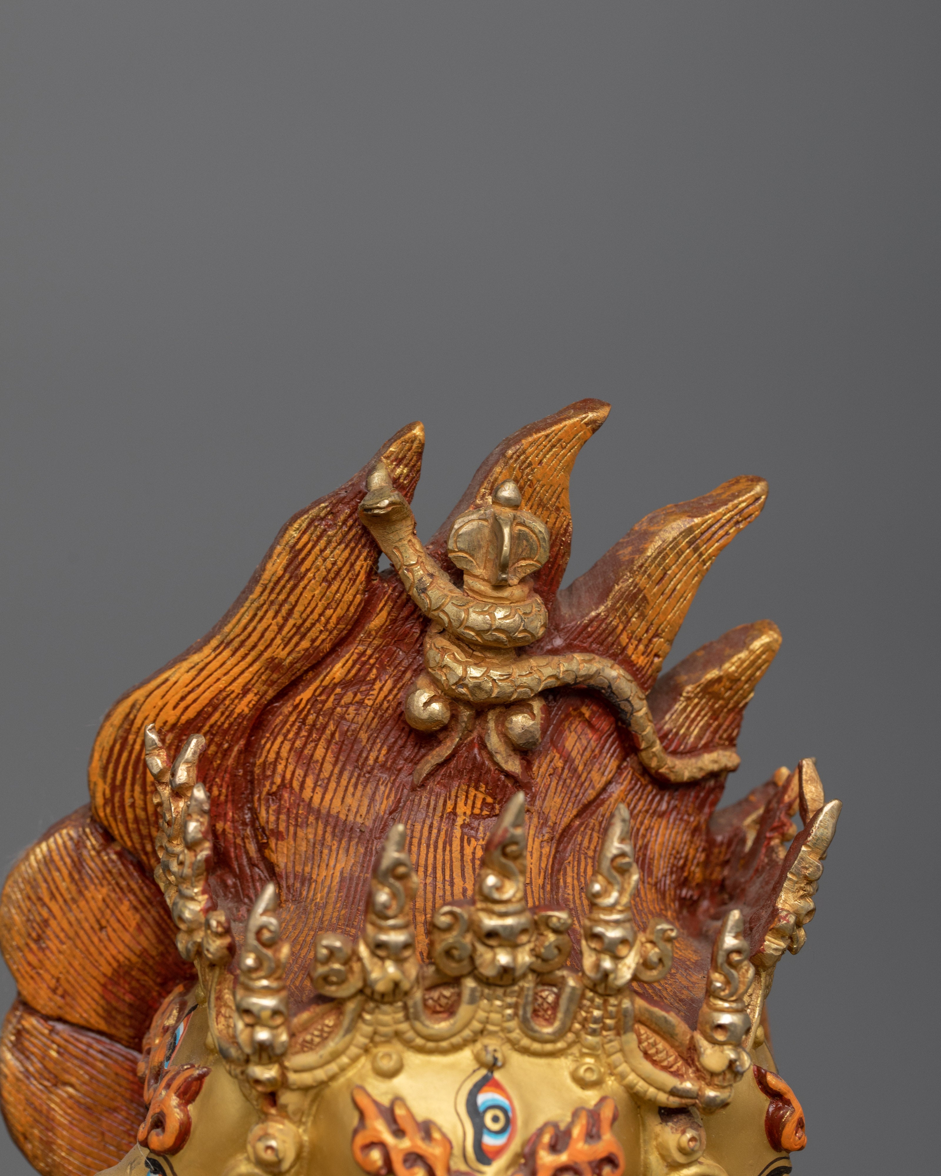 Phurba Deity Vajrakilaya Sculpture | Symbolizing the Unity of Wisdom