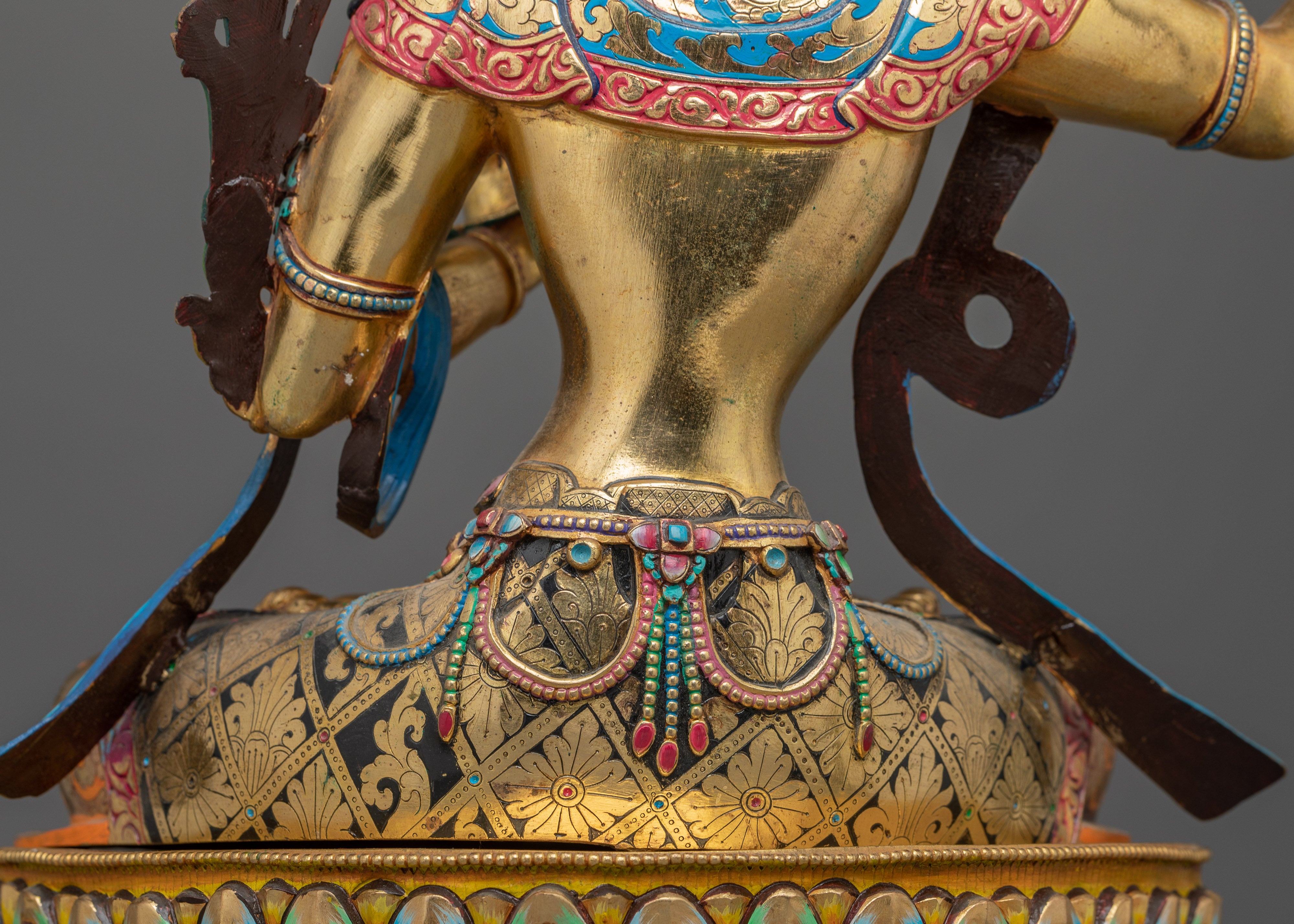 Manjushri Bodhisattva of Insightful Wisdom Statue | Spiritual Figure for Meditation