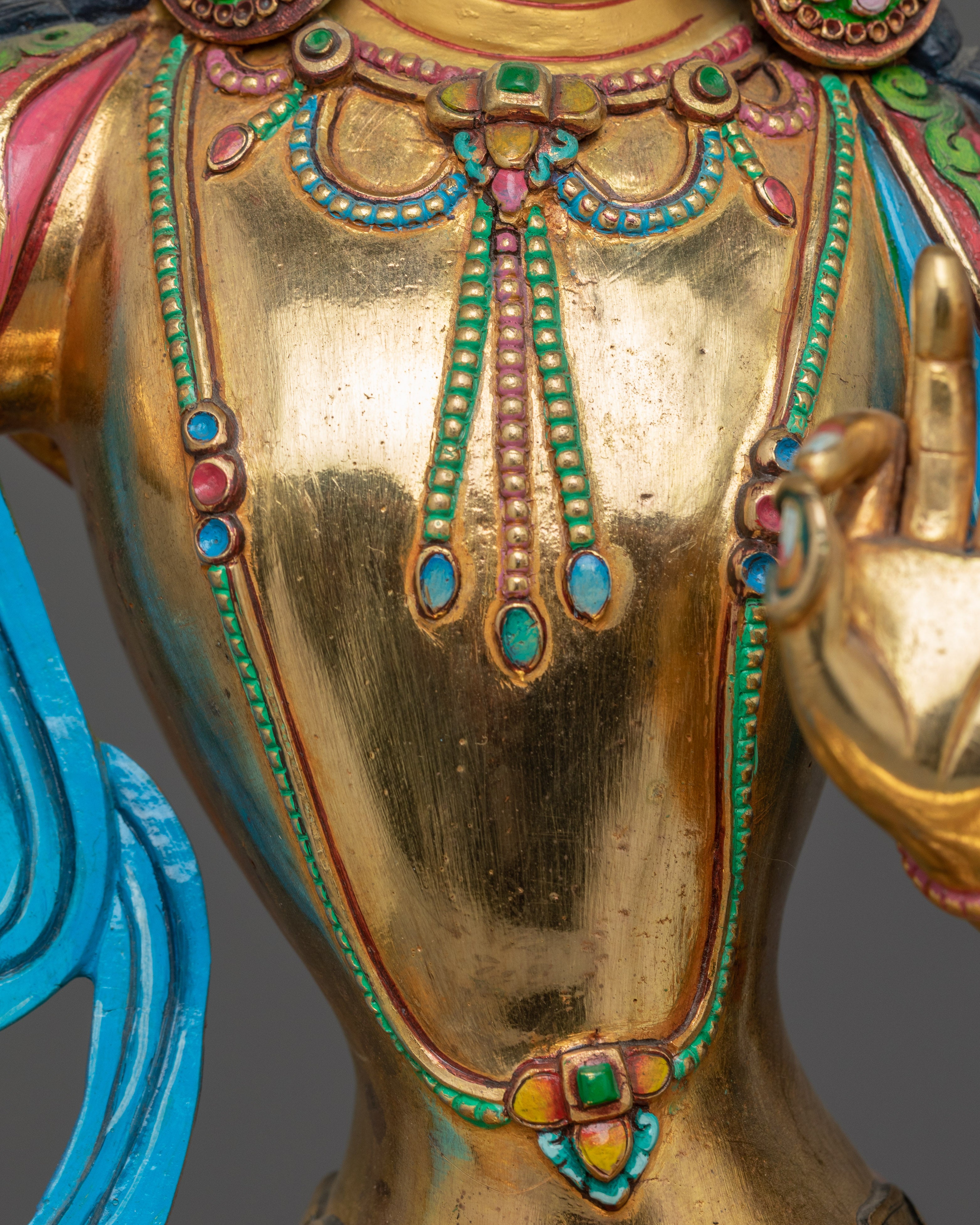 Manjushri Bodhisattva of Insightful Wisdom Statue | Spiritual Figure for Meditation