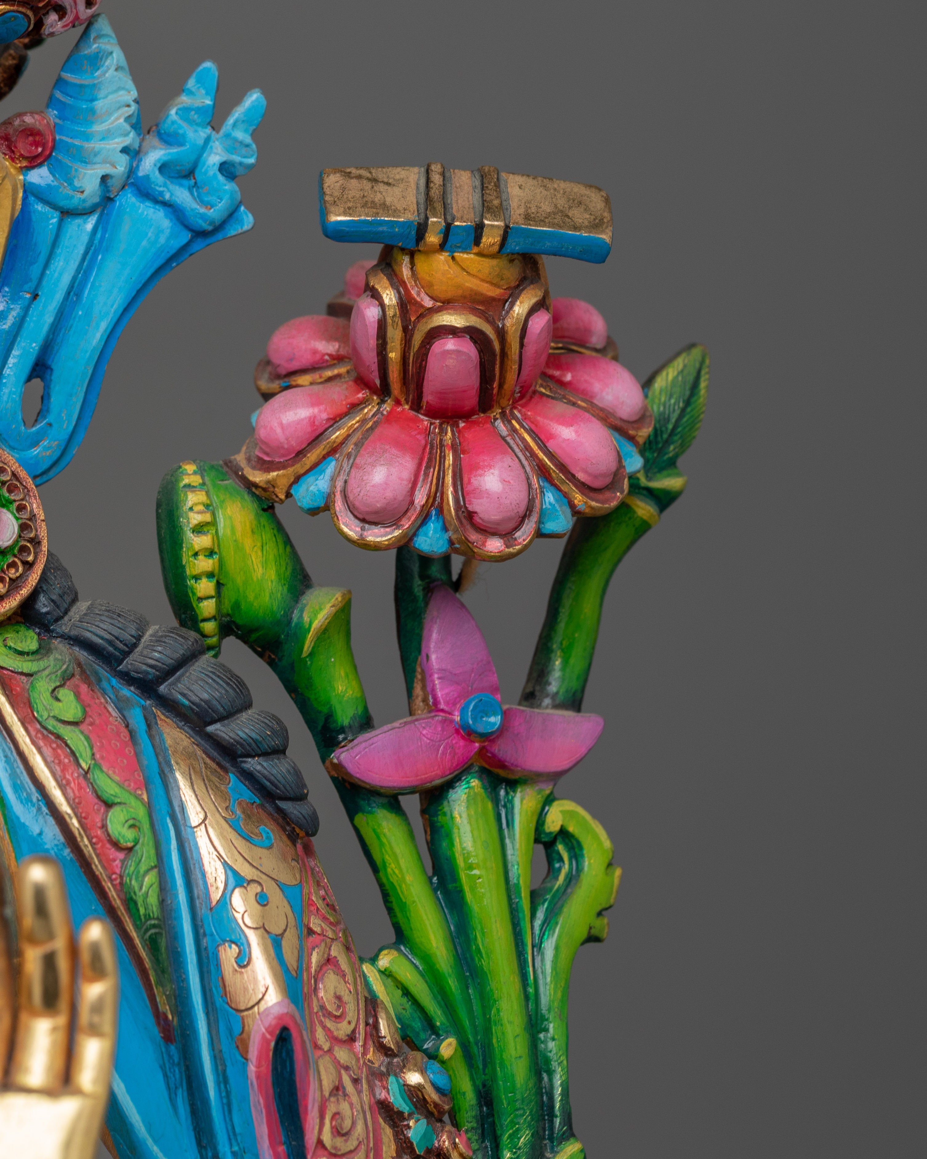 Manjushri Bodhisattva of Insightful Wisdom Statue | Spiritual Figure for Meditation