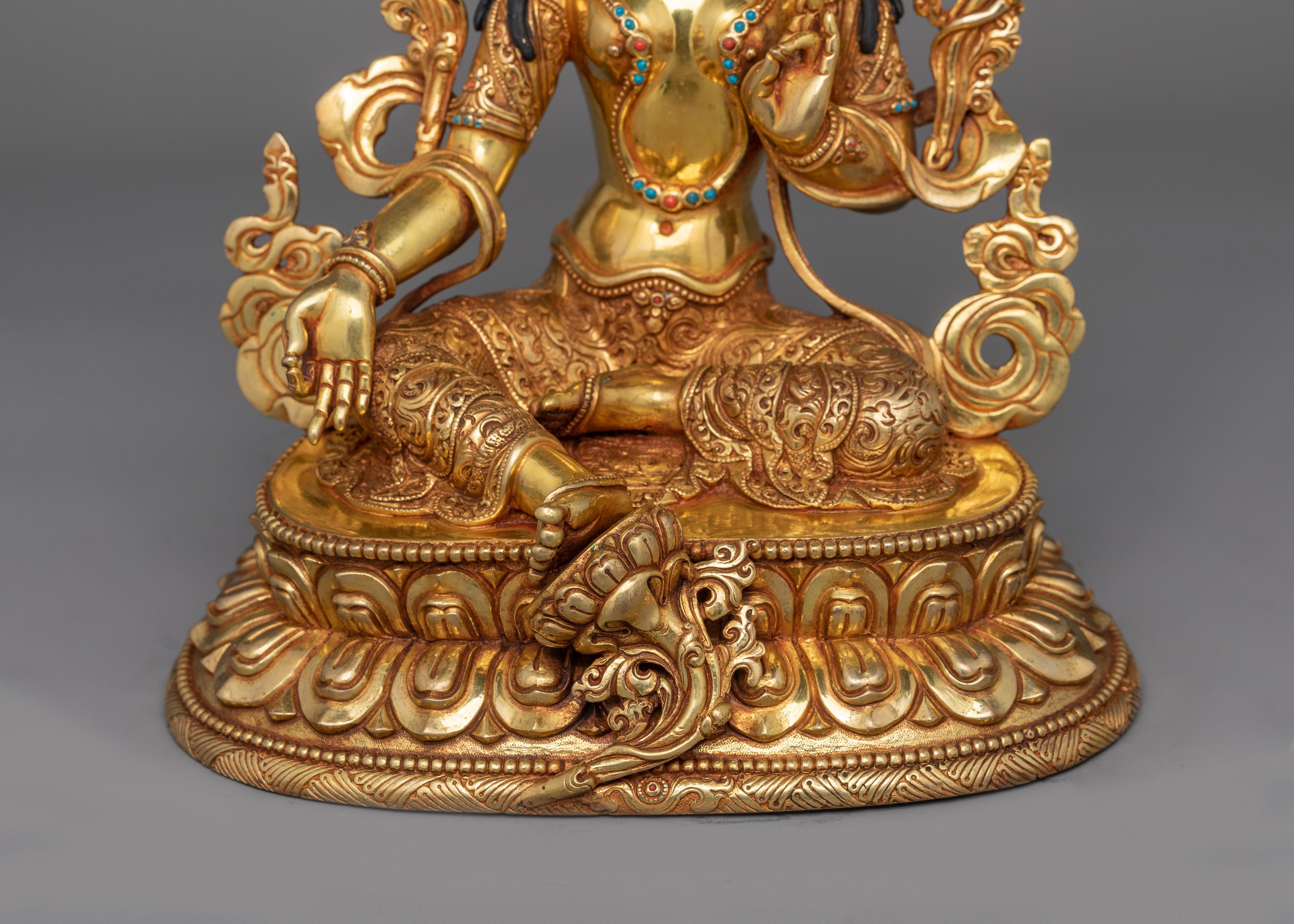 Green Tara Beloved Deity in Tibetan Buddhism | Divine Feminine Art