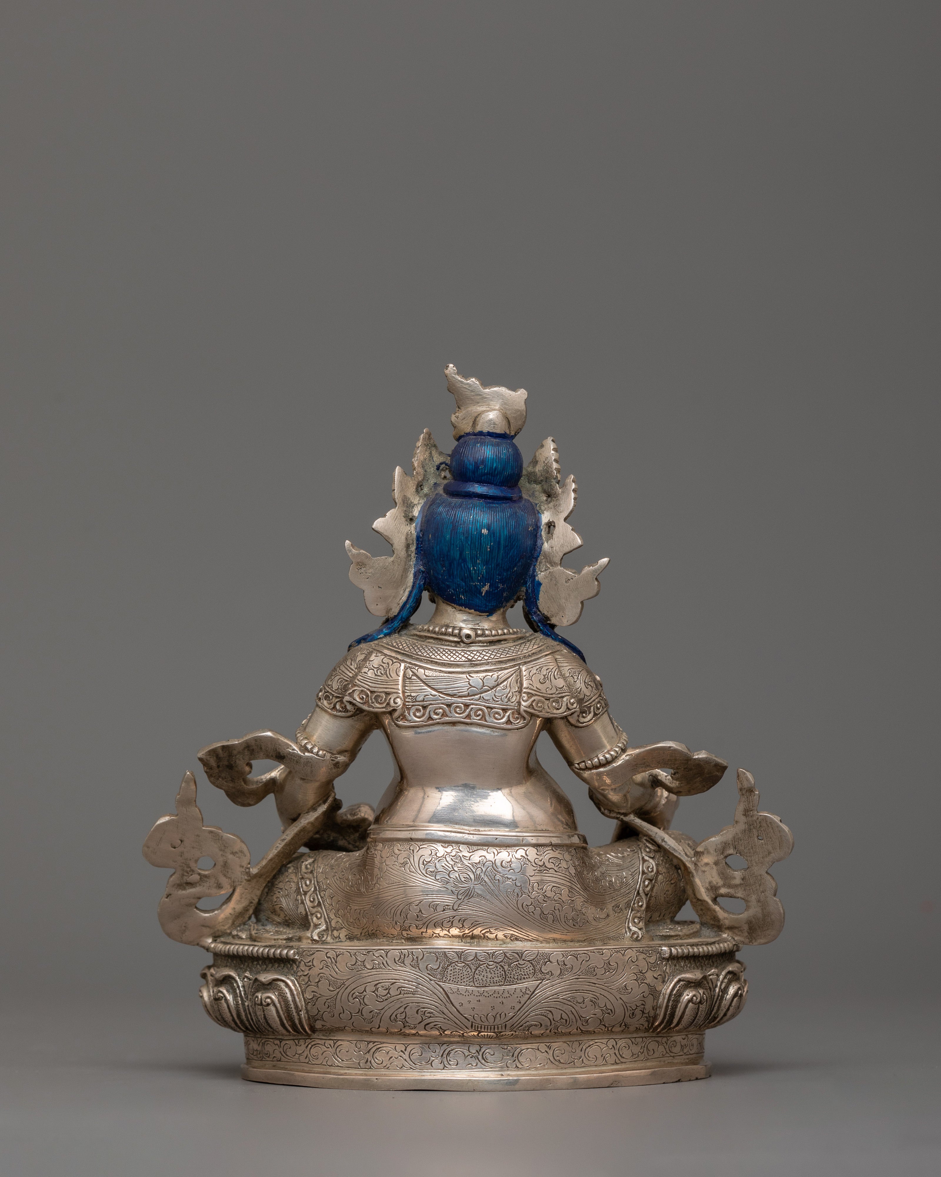 Dzambhala Fortune Granter Sculpture | Deity of Wealth and Abundance