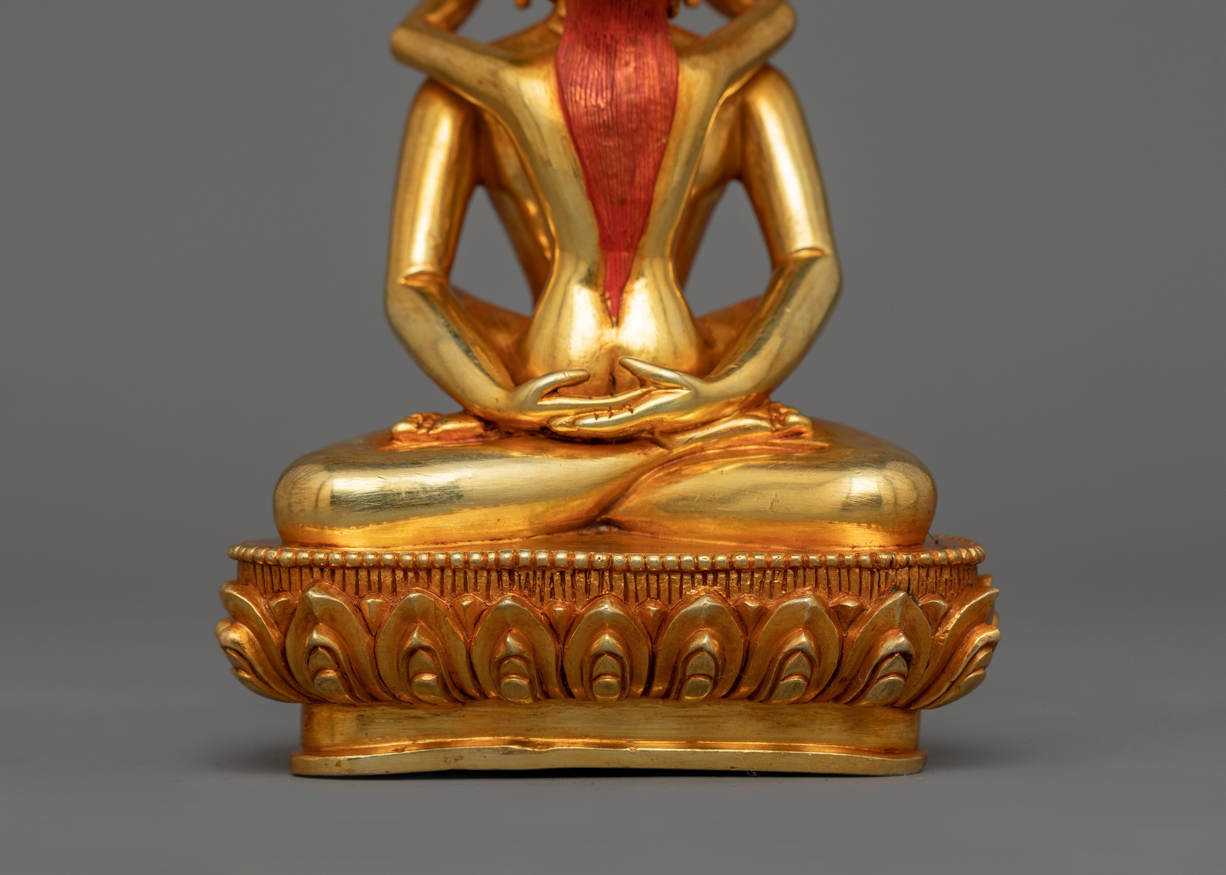 Adi-Buddha Samantabhadra Sculpture with His Consort | Spiritual Enlightenment Art