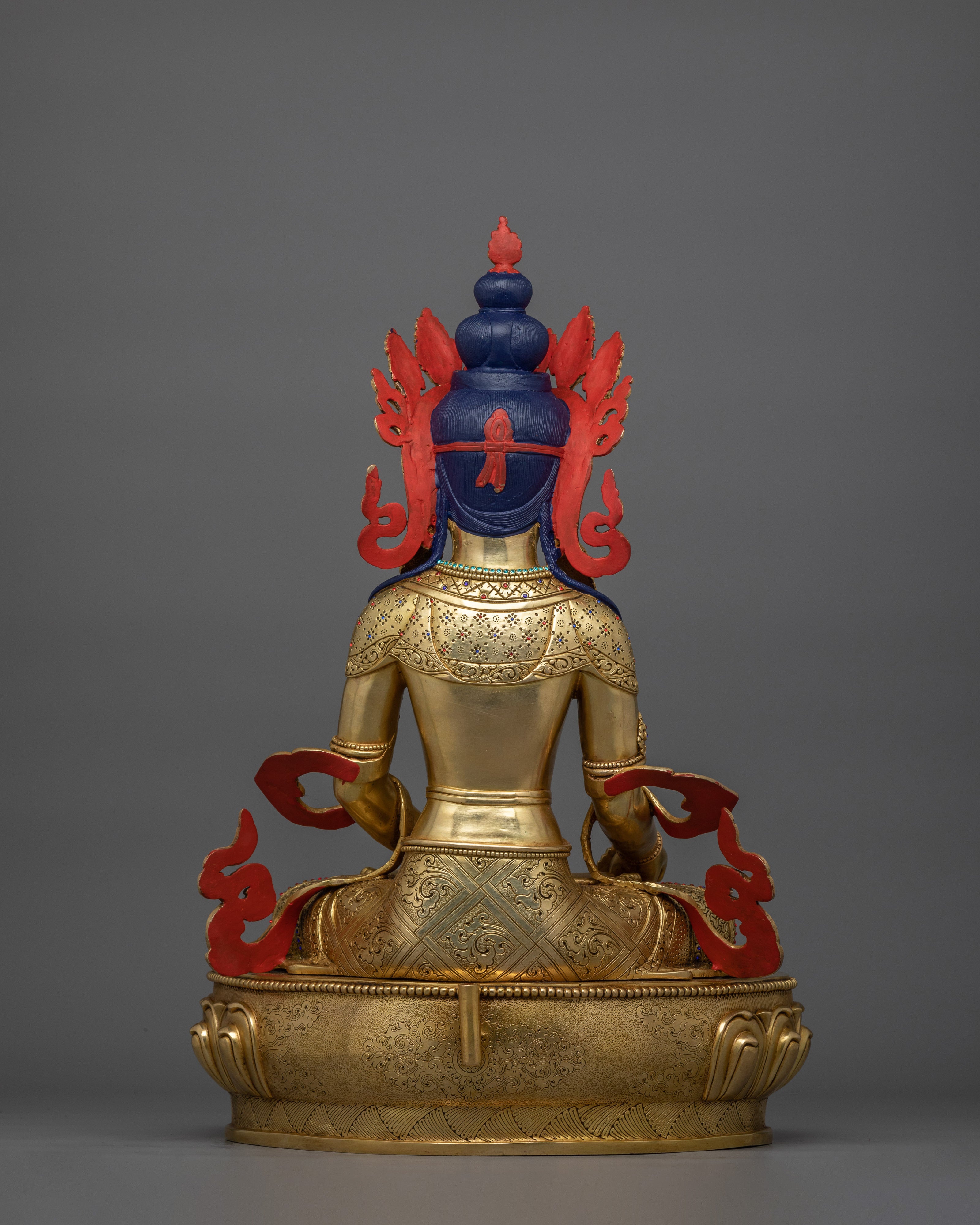 Kshitigarbha Buddhist Spiritual Sculpture | Compassionate Protector of Souls