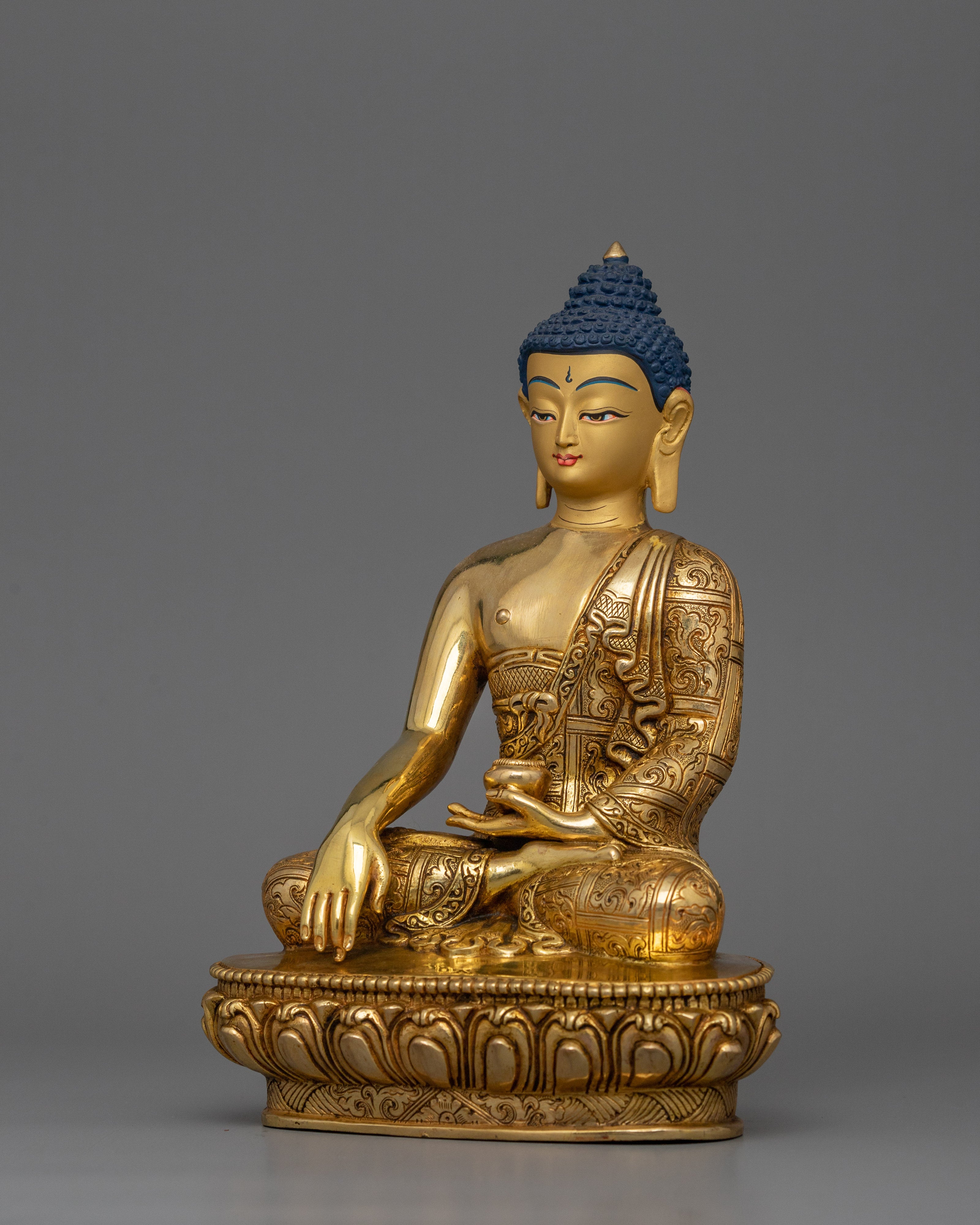 Shakyamuni Buddha Dharma Teacher Sculpture | Sacred Profound Enlightenment