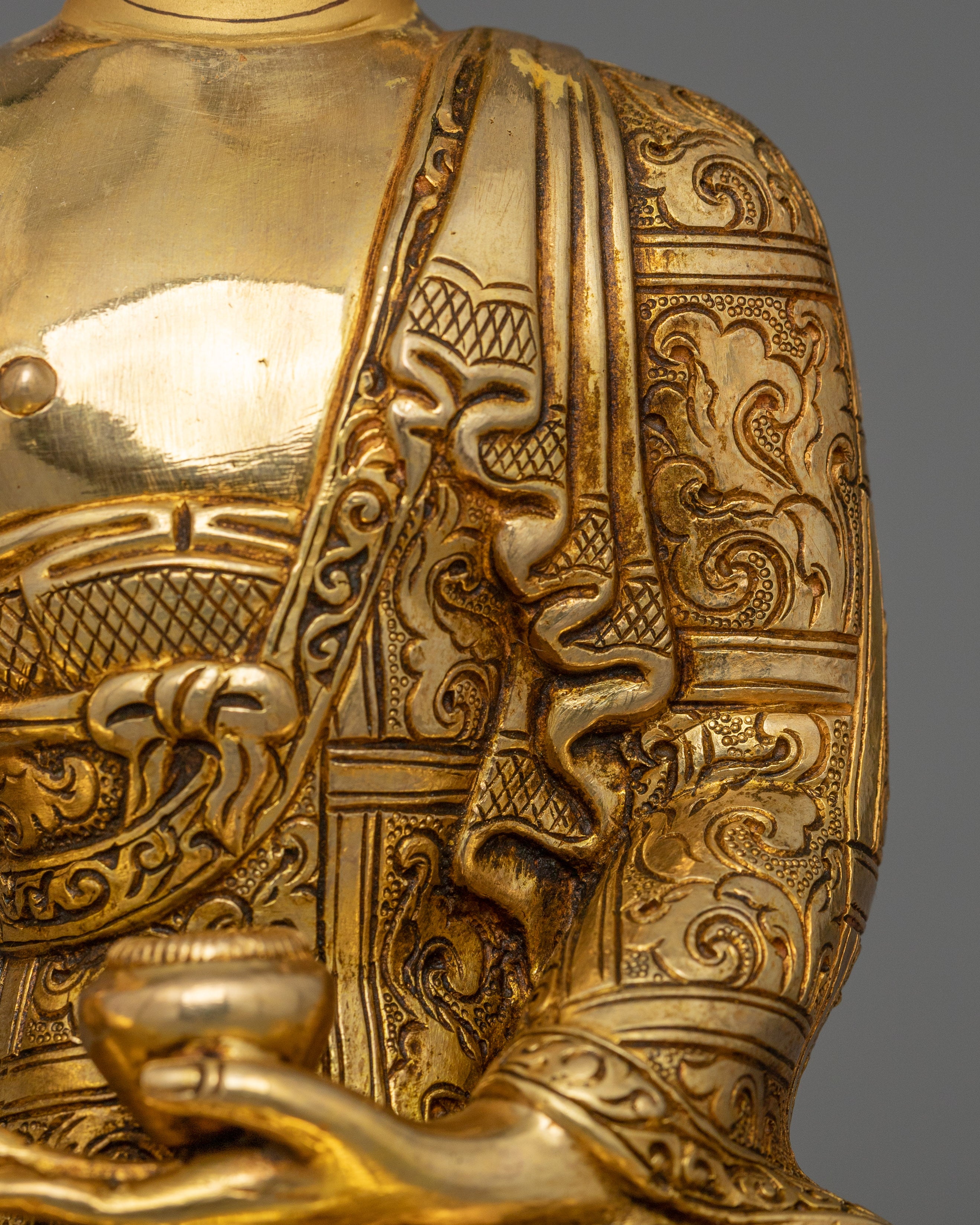 Shakyamuni Buddha Dharma Teacher Sculpture | Sacred Profound Enlightenment