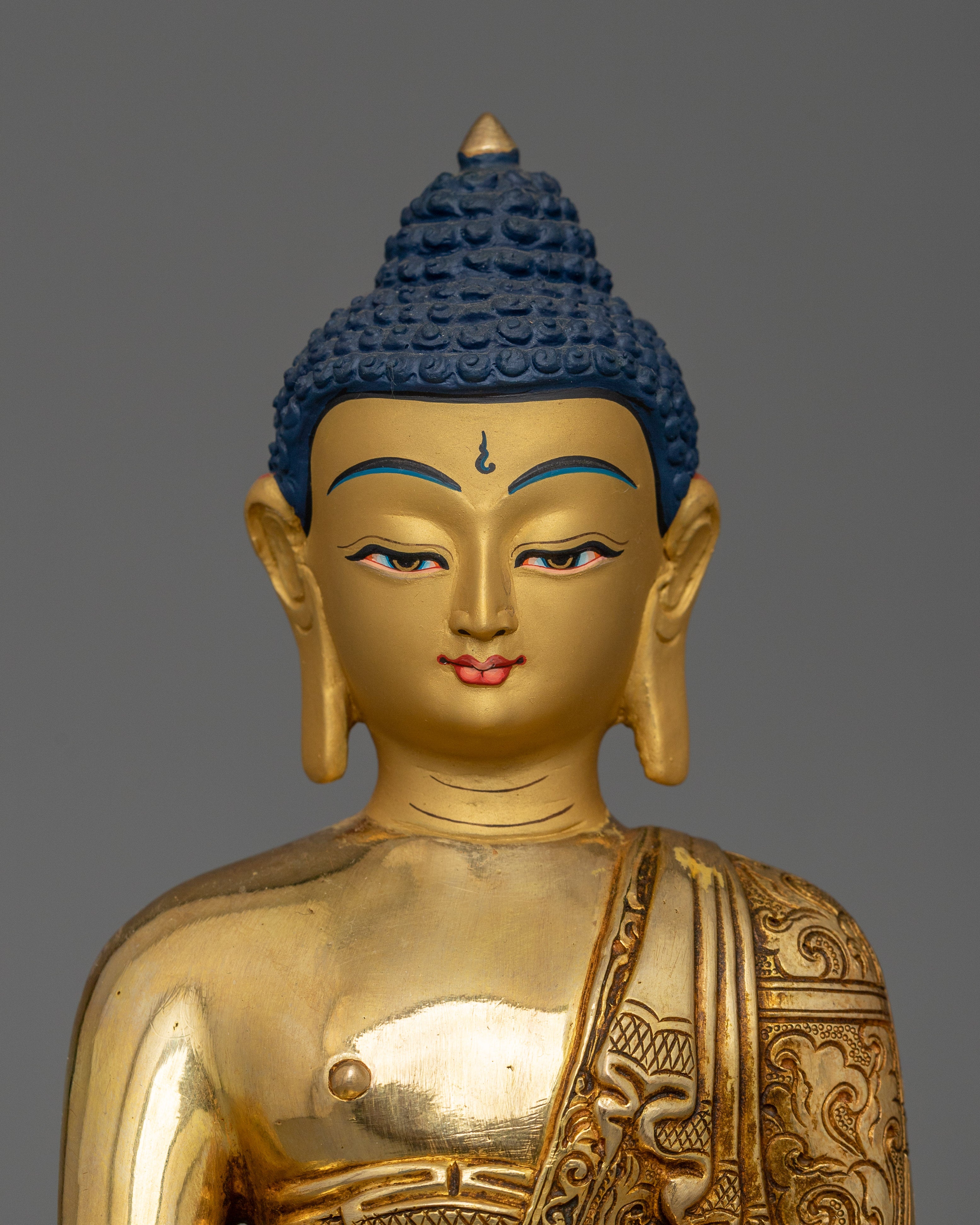 Shakyamuni Buddha Dharma Teacher Sculpture | Sacred Profound Enlightenment