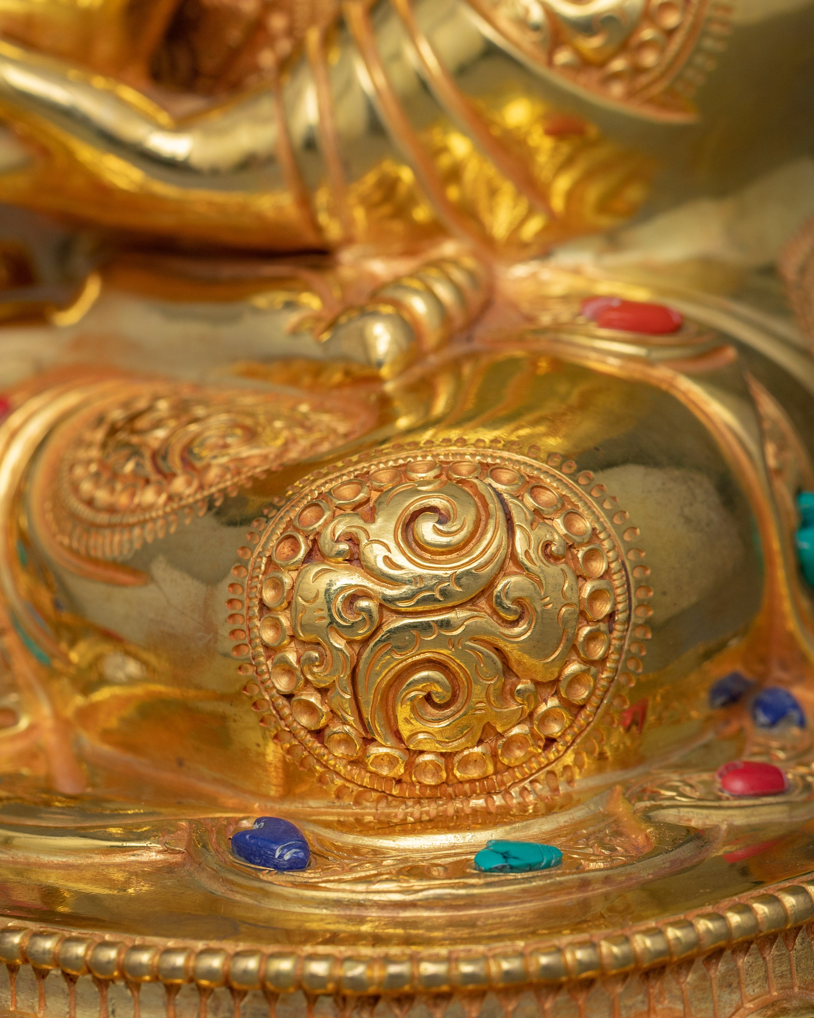 Shakyamuni Buddha "Prince of Lumbini" Figurine | 24k Gold Gilded Sculpture