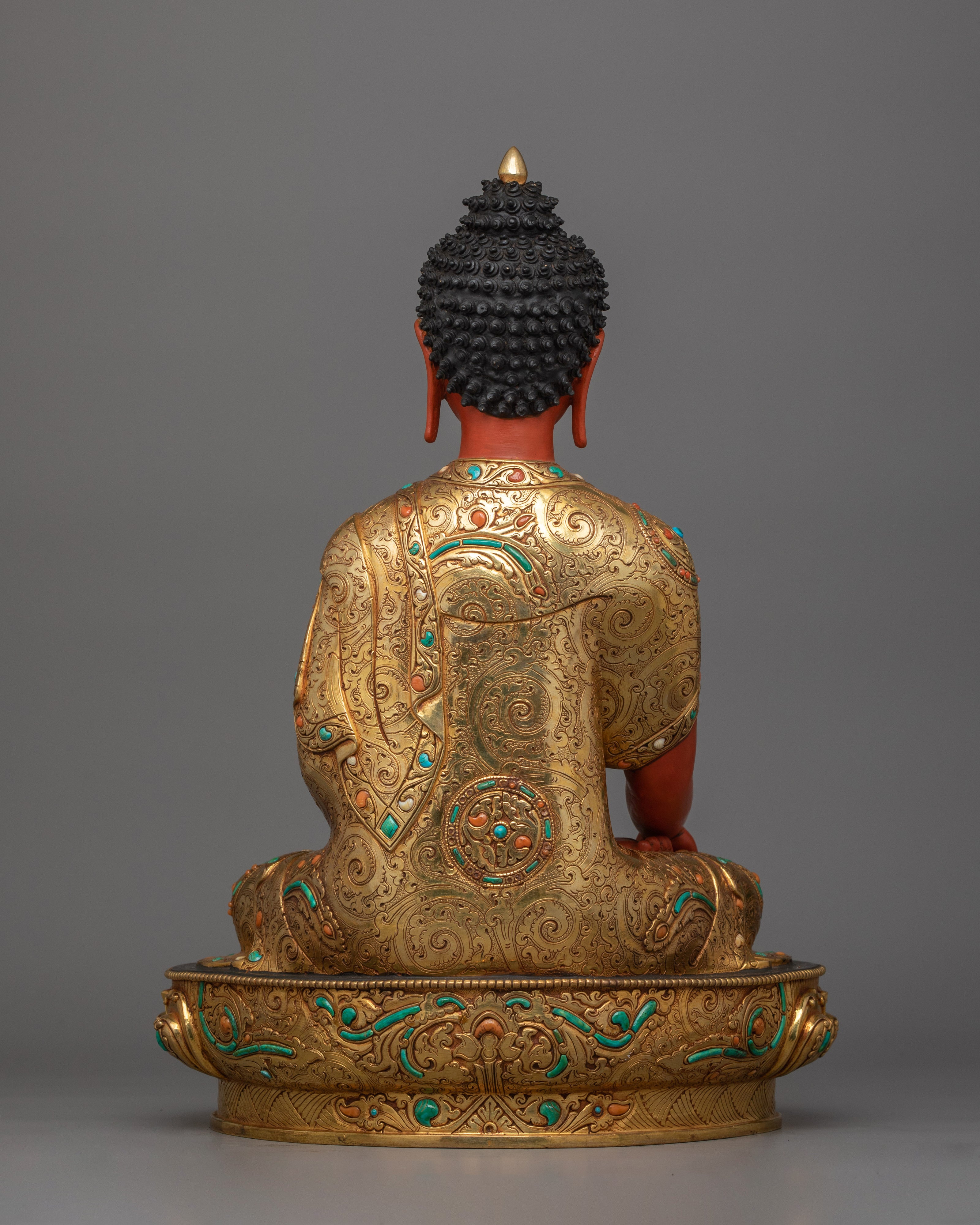 Shakyamuni Buddha Spiritual Wisdom Figurine | The Enlightened One Himalayan Artwork