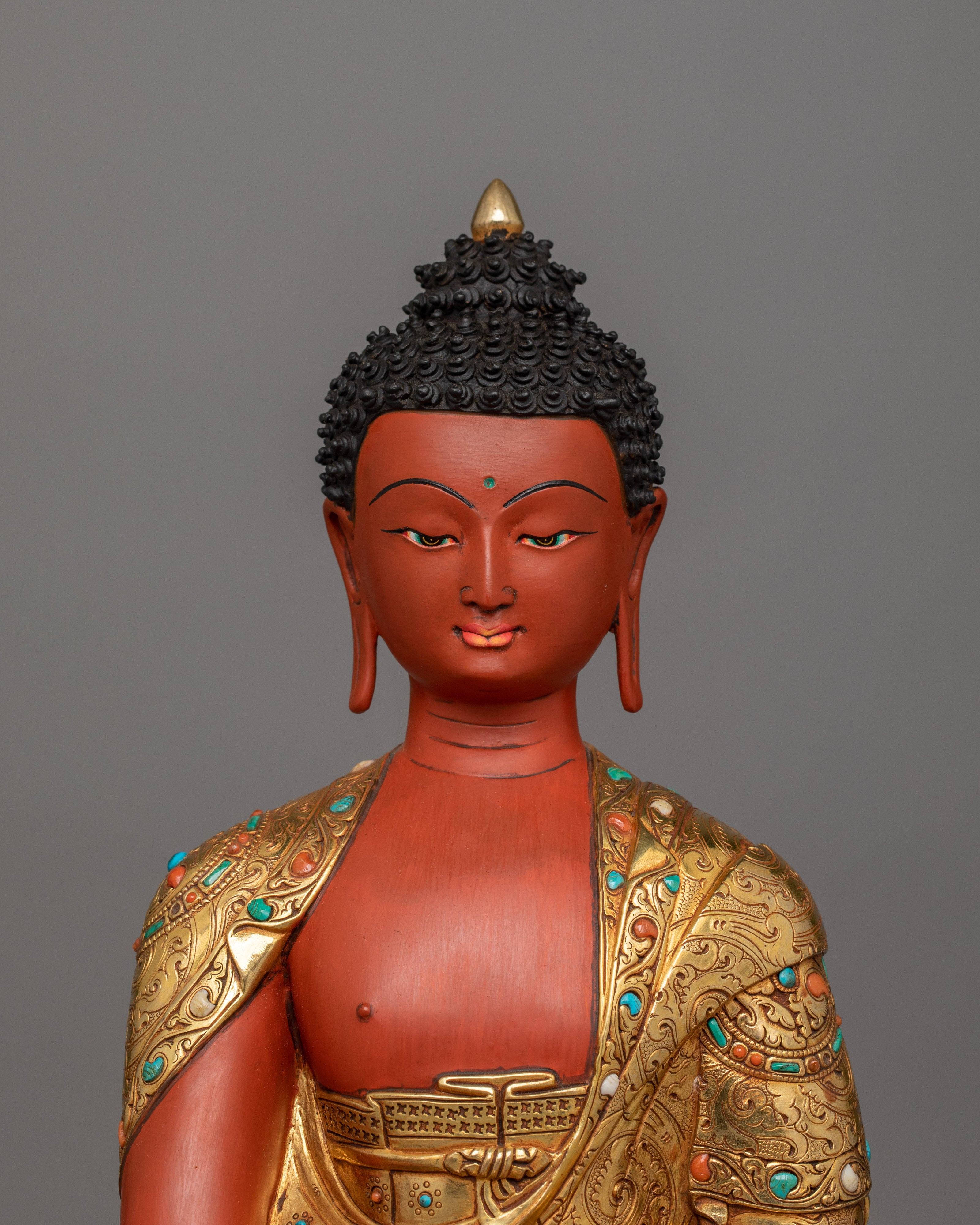 Shakyamuni Buddha Spiritual Wisdom Figurine | The Enlightened One Himalayan Artwork