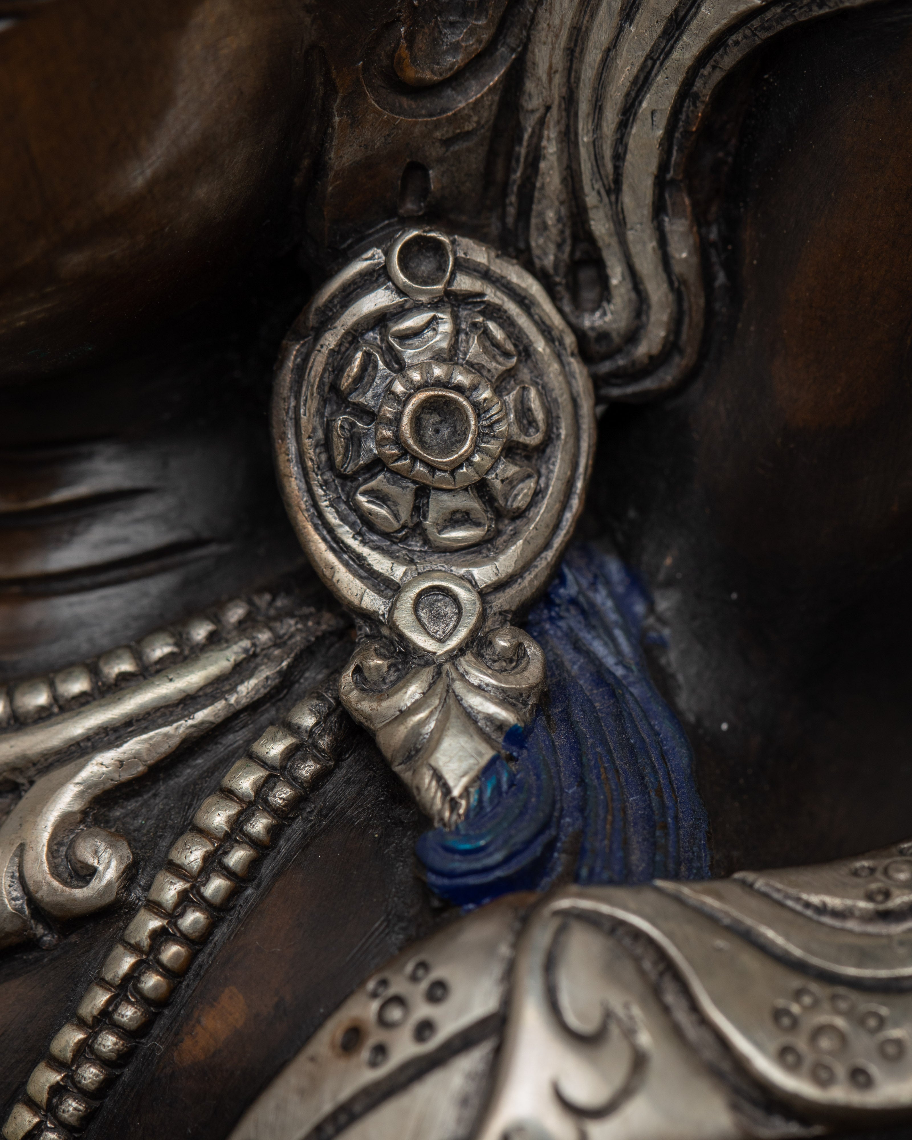 Buddhist Namasangiti Deity Sculpture | Traditional Himalayan Craftsmanship