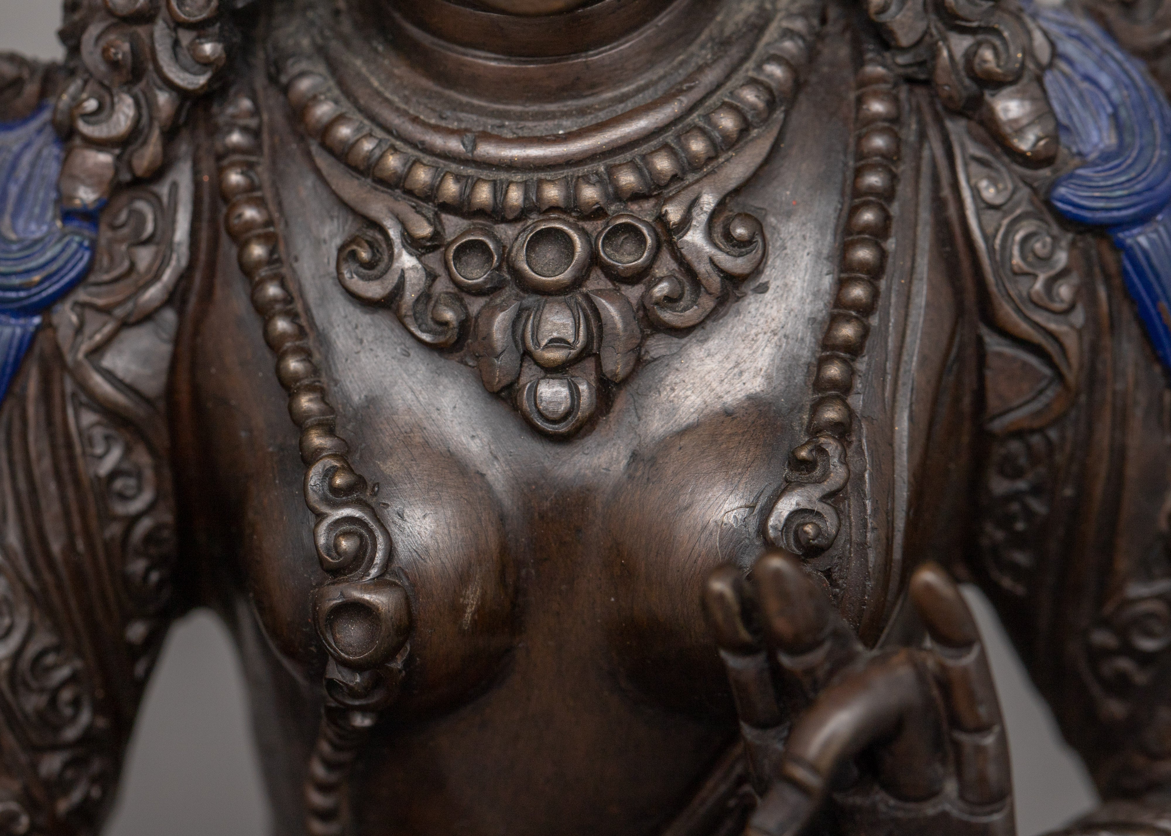 Seven Eyes Goddess White Tara Statue | Mother of all Buddhas
