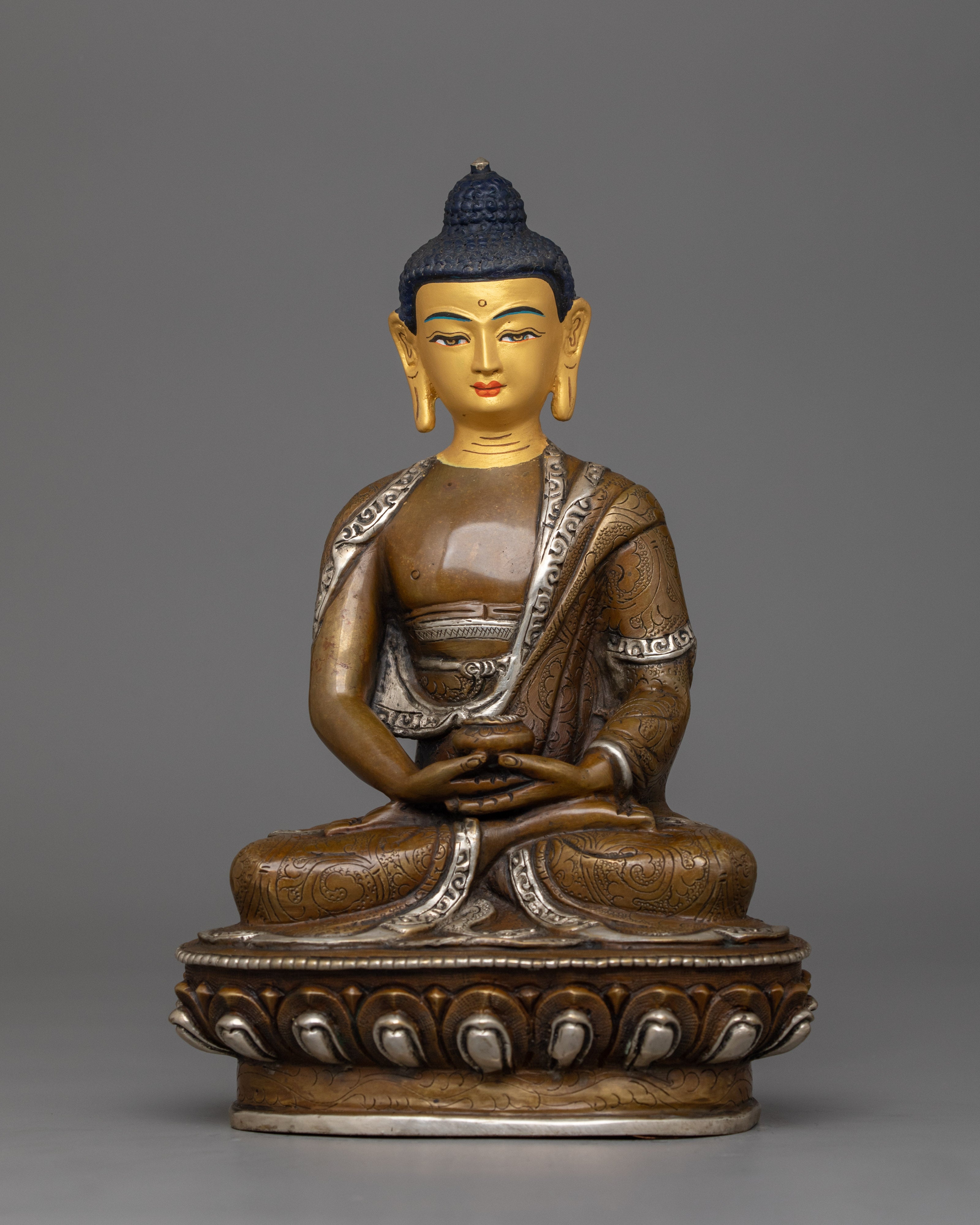8.3 Inches Medicine Buddha Set Statue | Symbol of Healing and Enlightenment