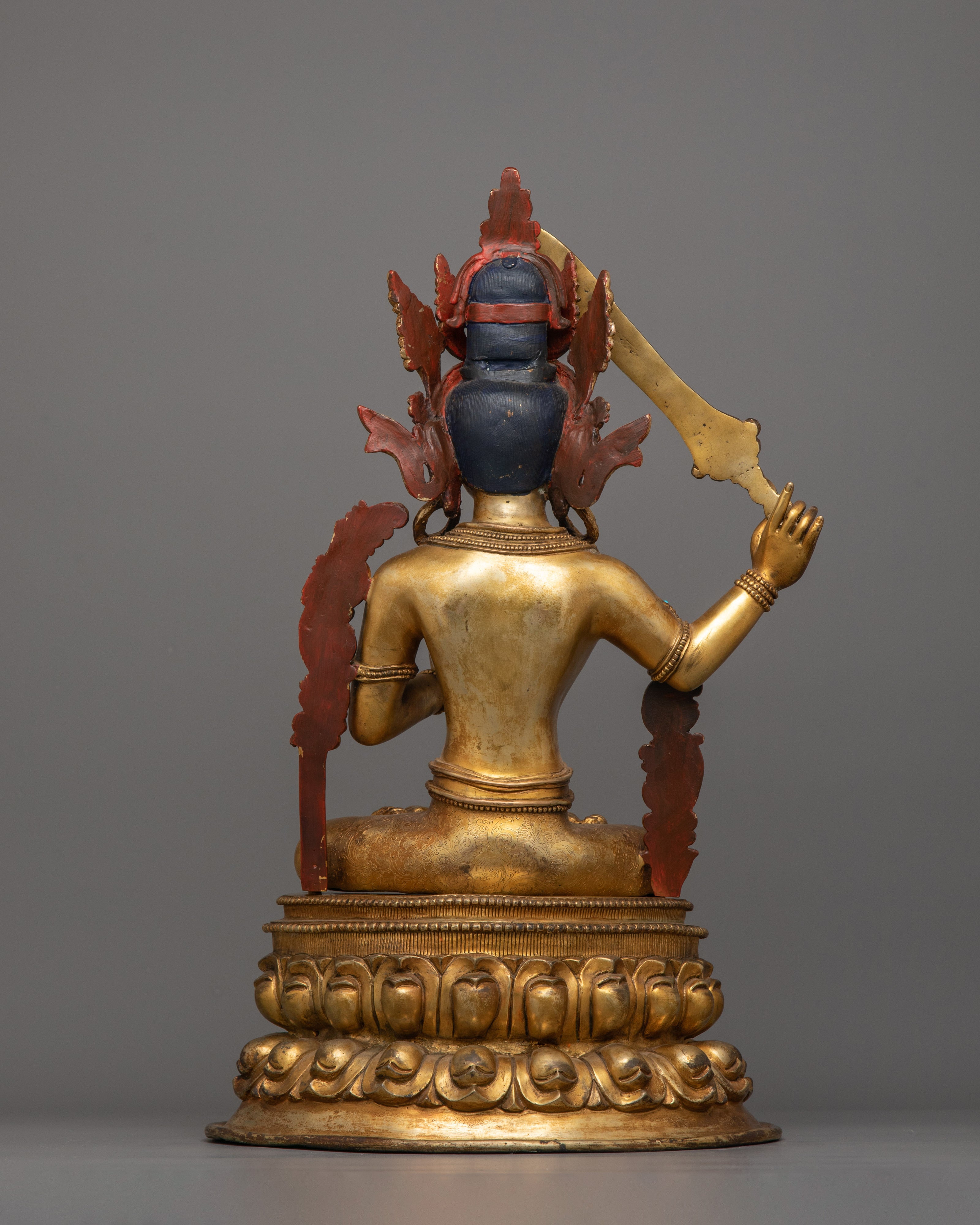 Enlightened Manjushri Sculpture | Symbol of Wisdom and Knowledge