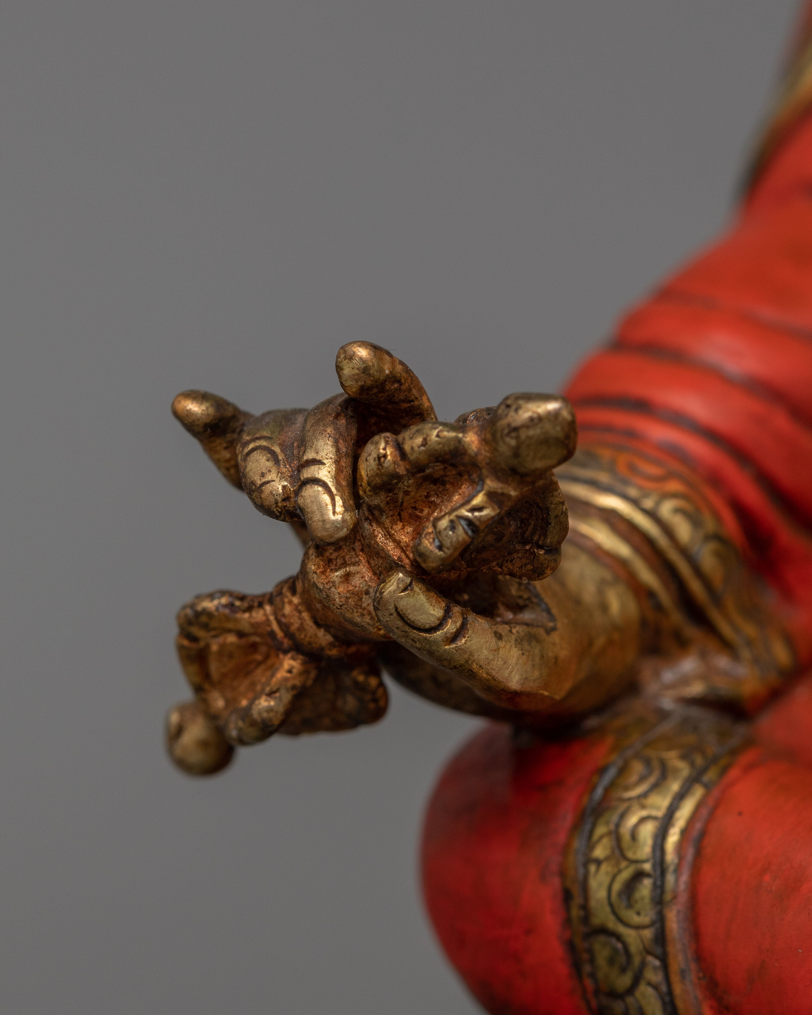 Tibetan Master Padmasambhava Figurine | The Lotus-Born Precious Guru
