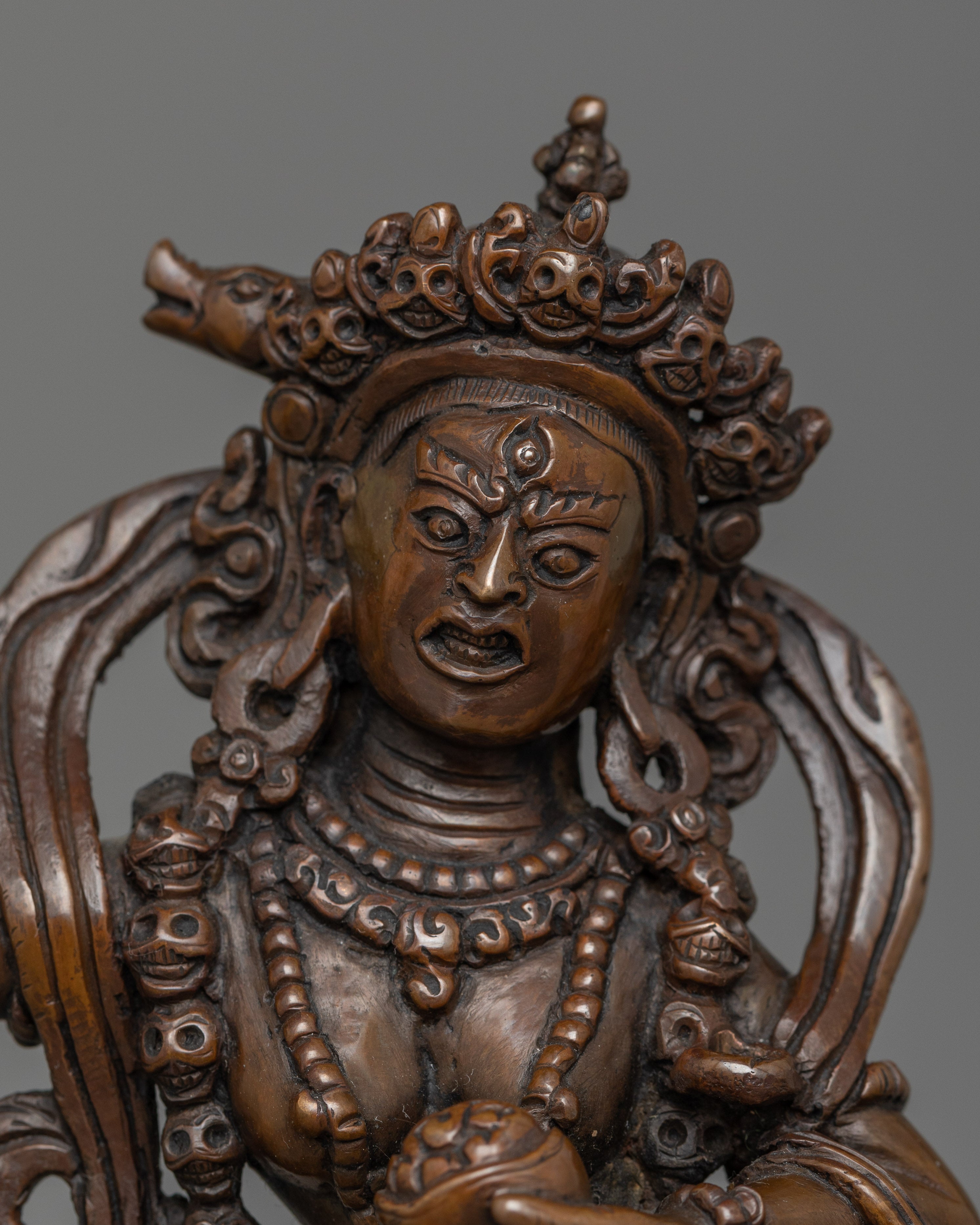 Yogini Dorje Phagmo Statue | Religious Himalayan Zen Art Figurine