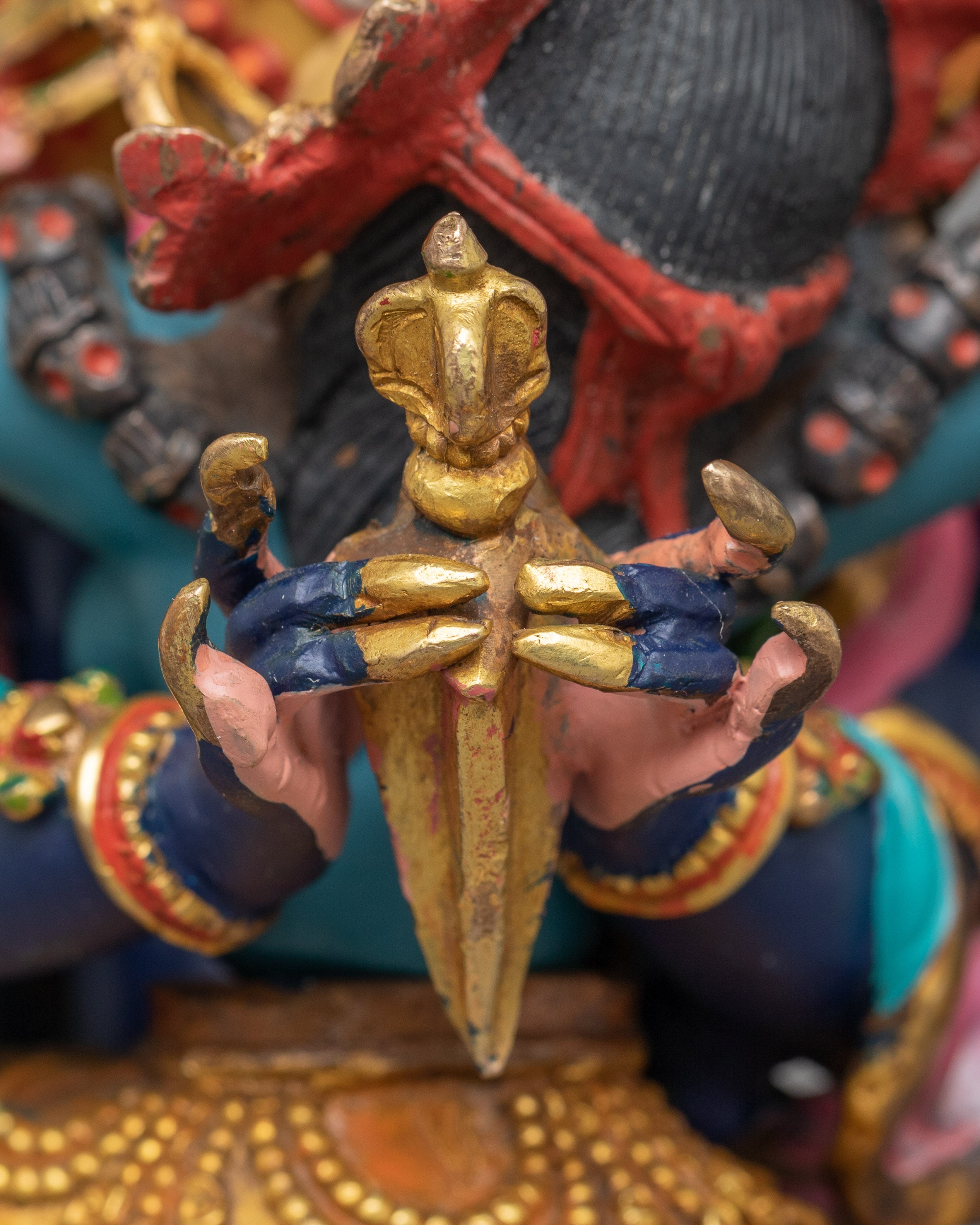 Phurba Deity Vajrakilaya Statue | Symbolizing the Unity of Wisdom