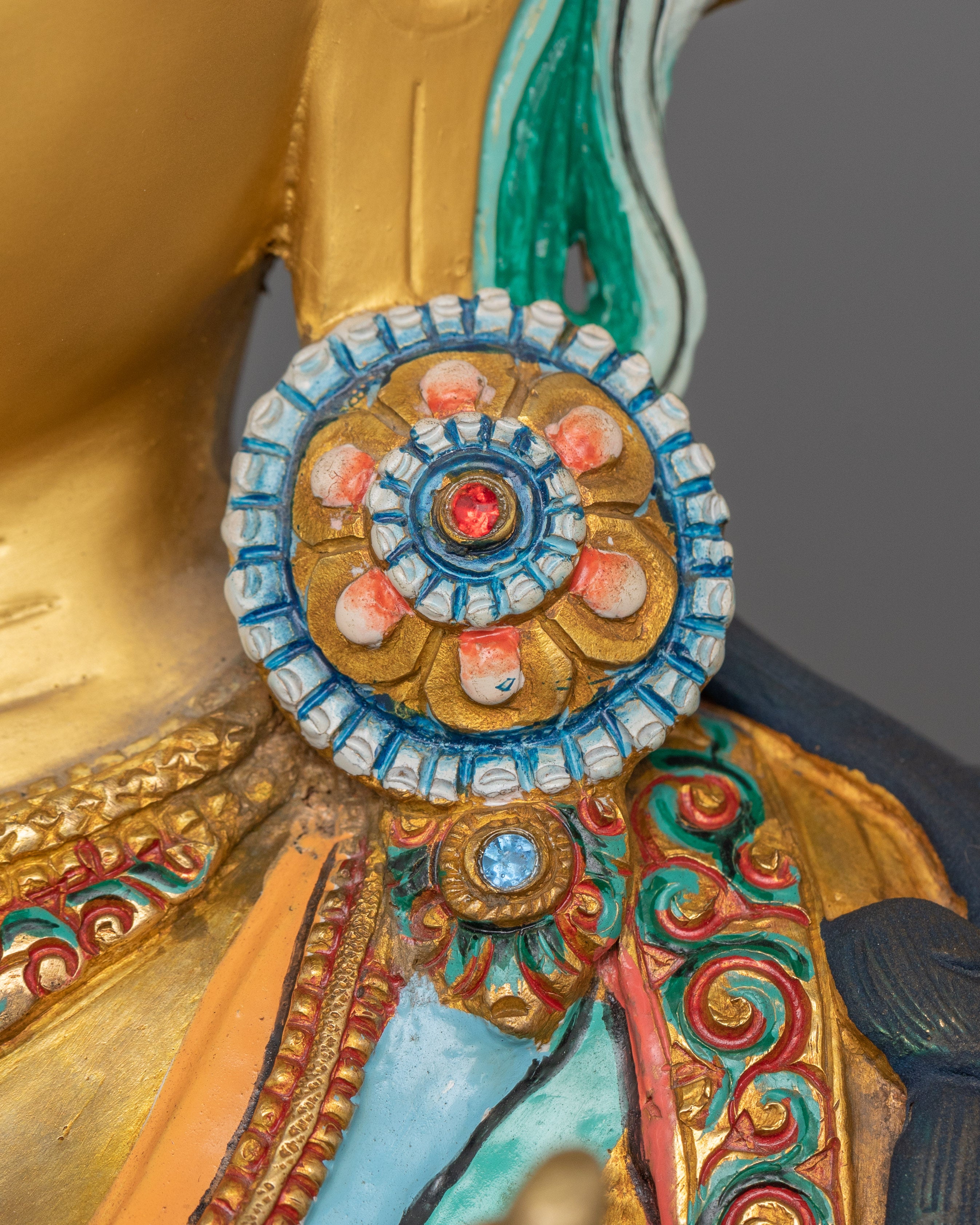 Seven Eyes Deity White Tara Statue | Mother of all Buddhas