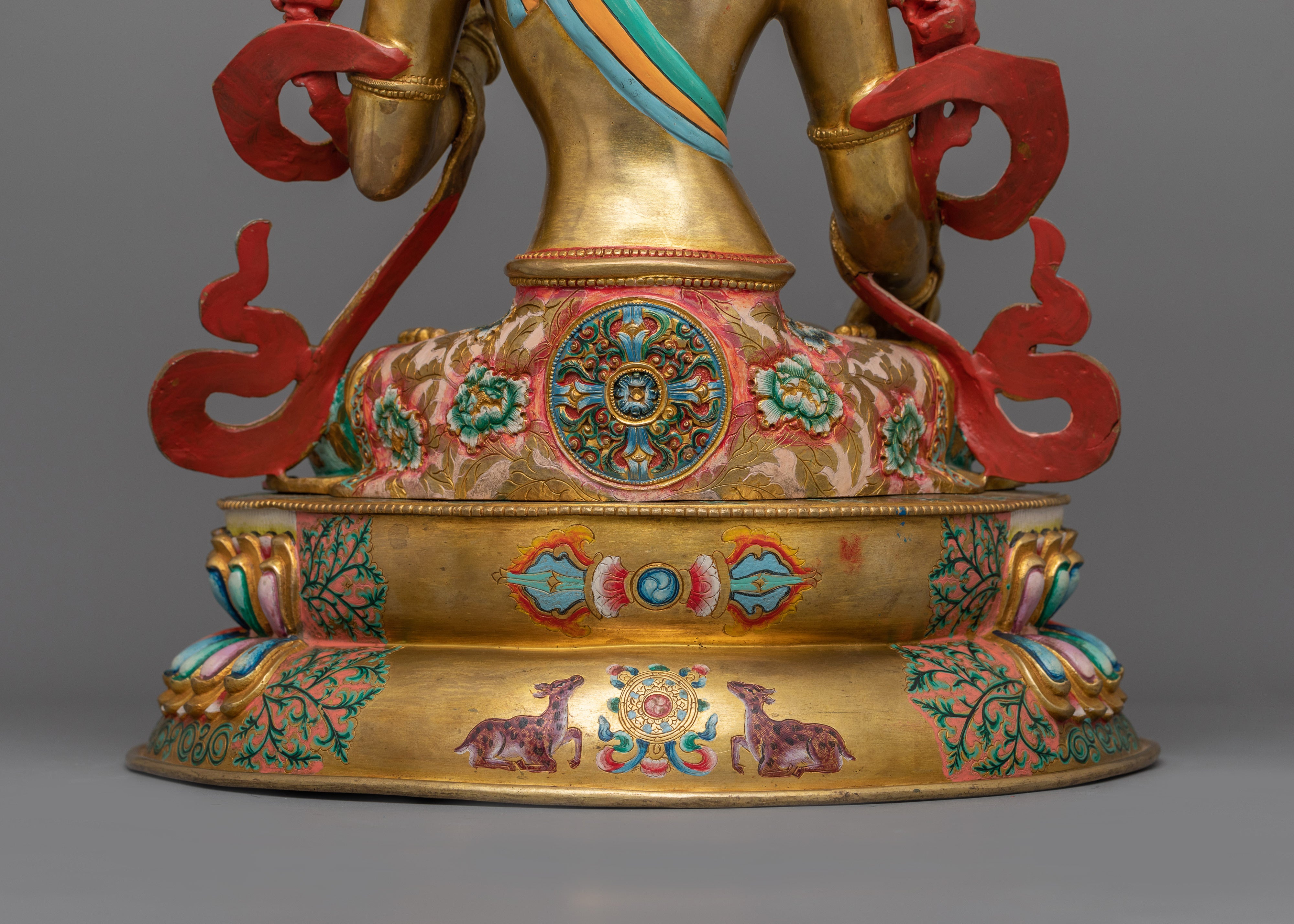 Seven Eyes Deity White Tara Statue | Mother of all Buddhas