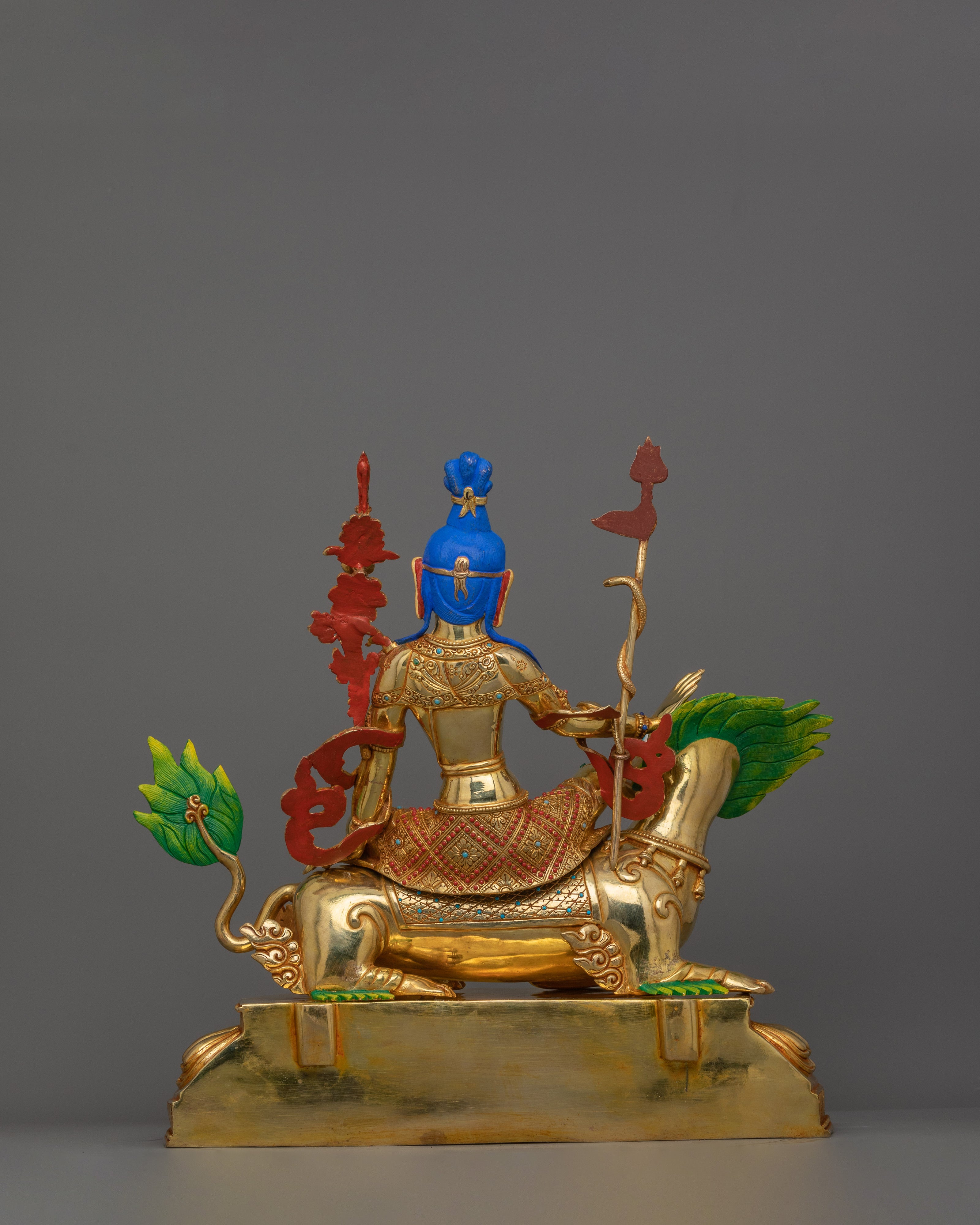 Simhanada Avalokiteshvara Statue | Handcrafted Tibetan Art