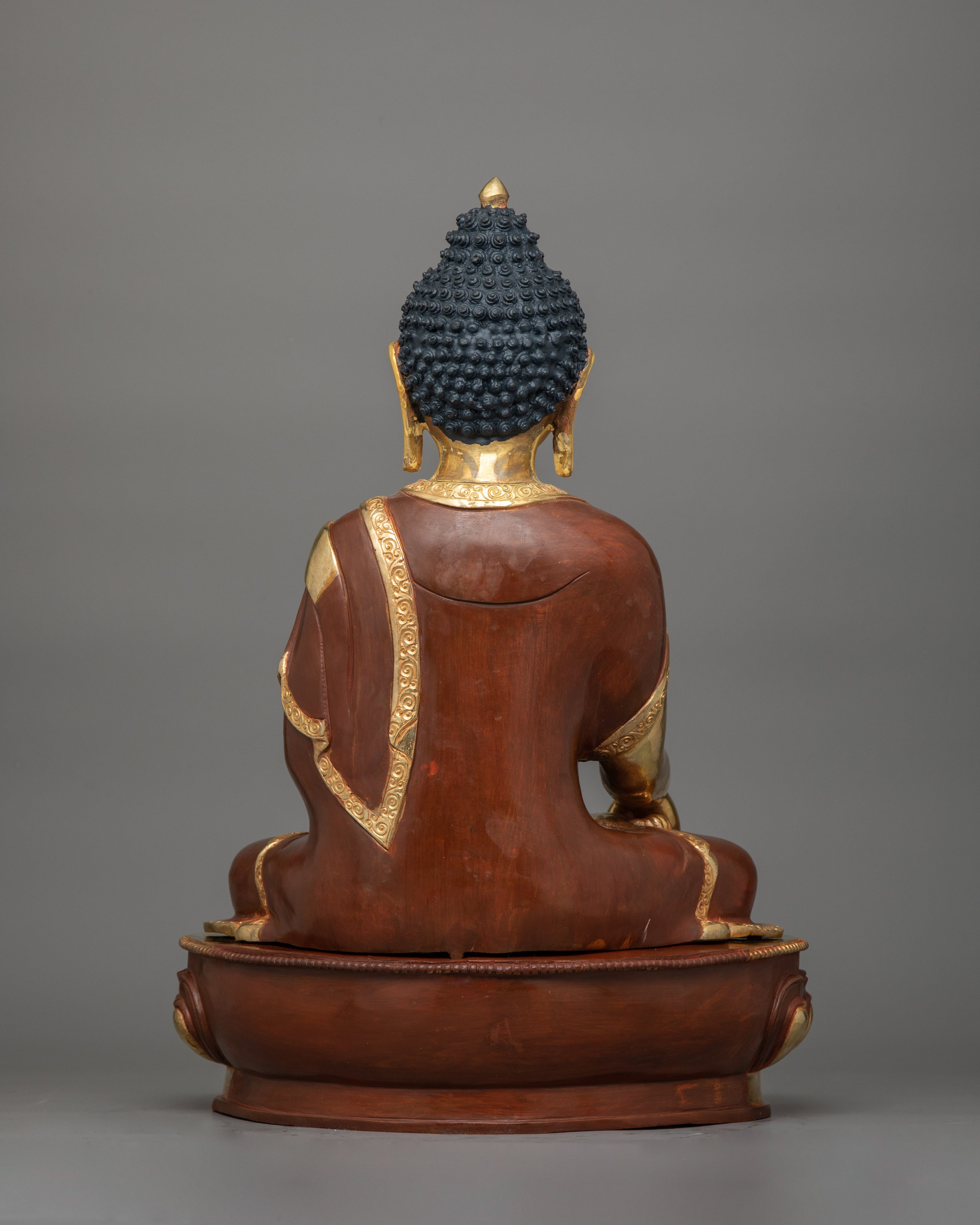 Traditional Shakyamuni Buddha Inner Peace Figurine | Himalayan Spiritual Zen Art-work