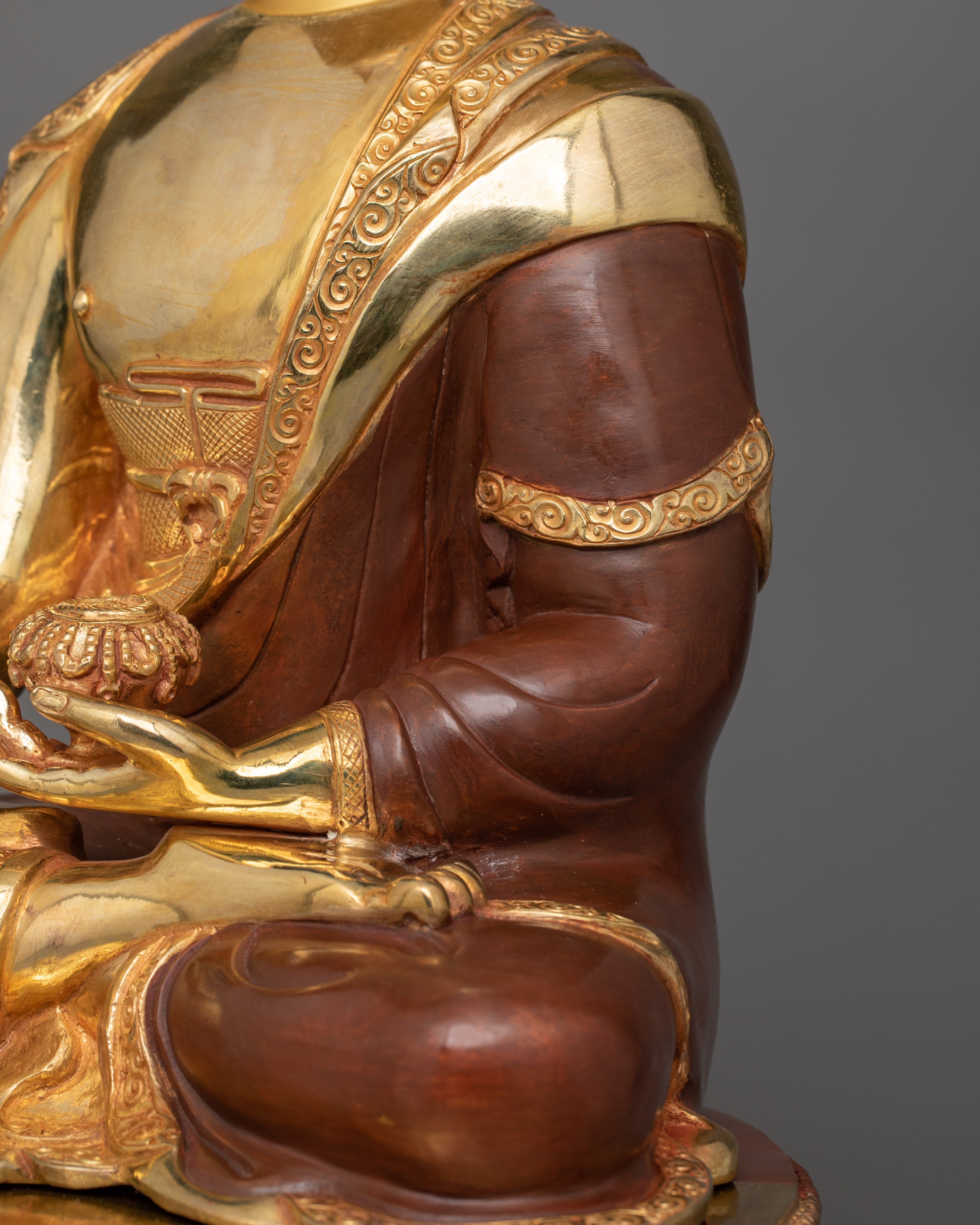 Traditional Shakyamuni Buddha Inner Peace Figurine | Himalayan Spiritual Zen Art-work