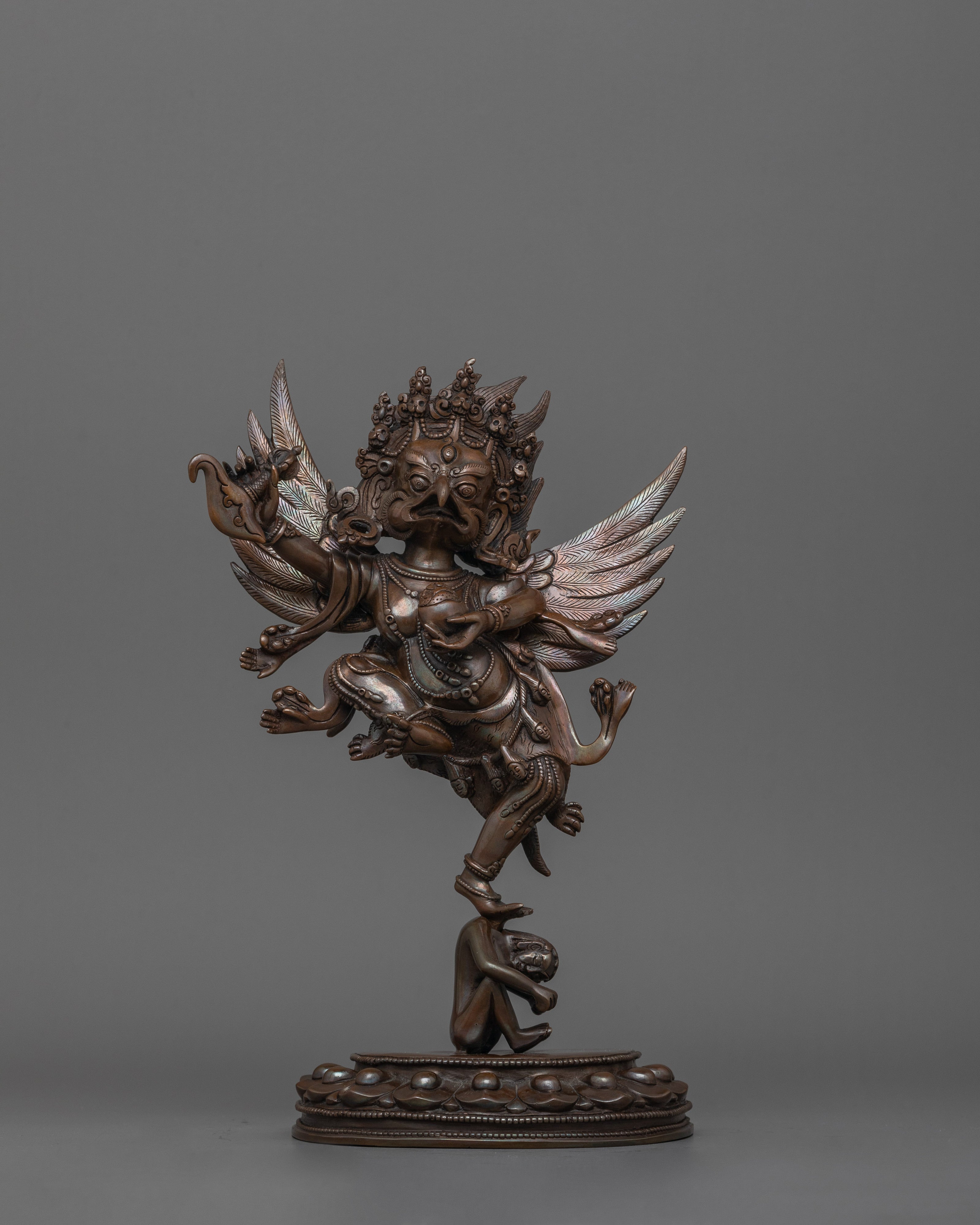 Garuda Statue in Himalayan Art Style | Tibetan Buddhism Sacred Artwork