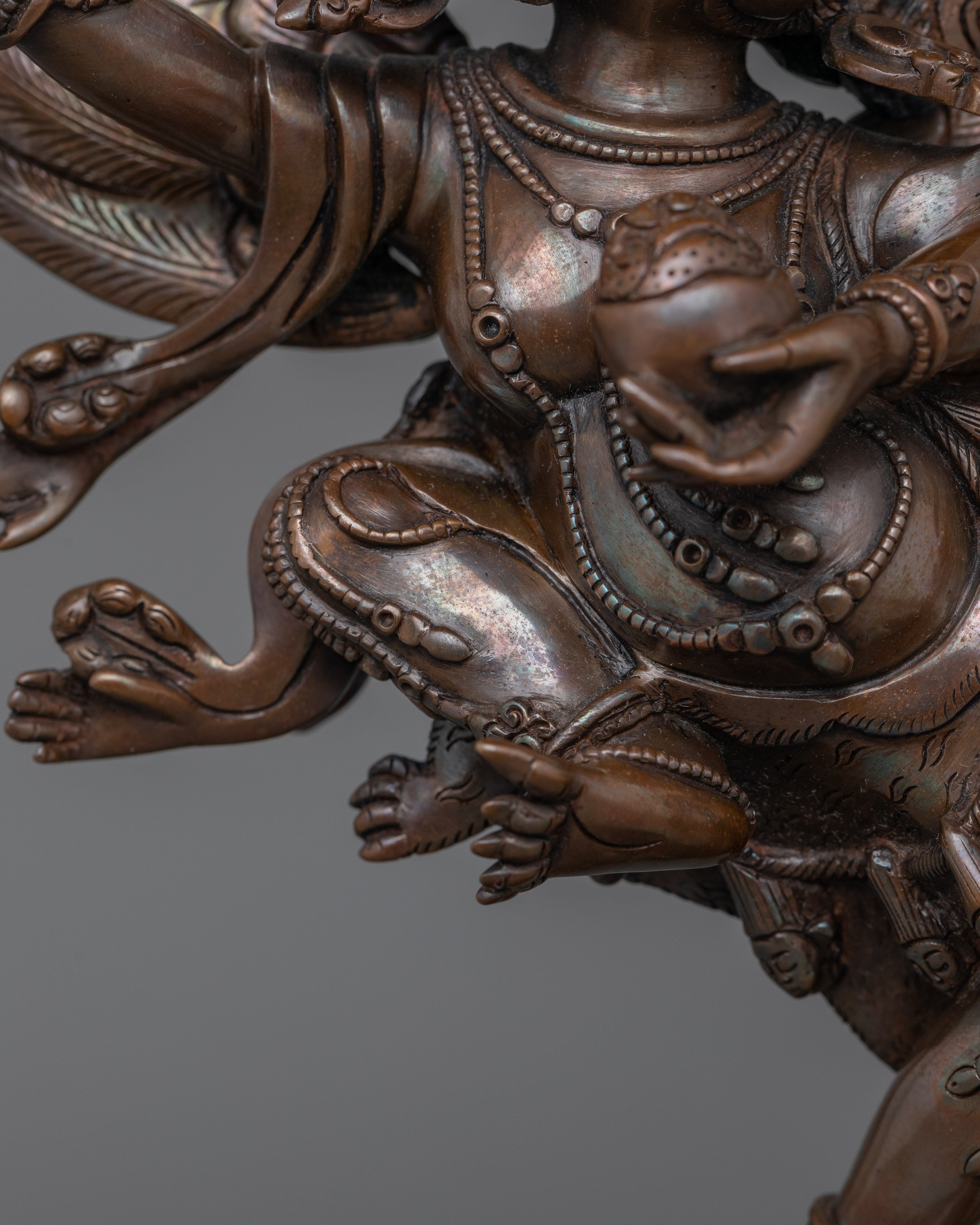 Garuda Statue in Himalayan Art Style | Tibetan Buddhism Sacred Artwork