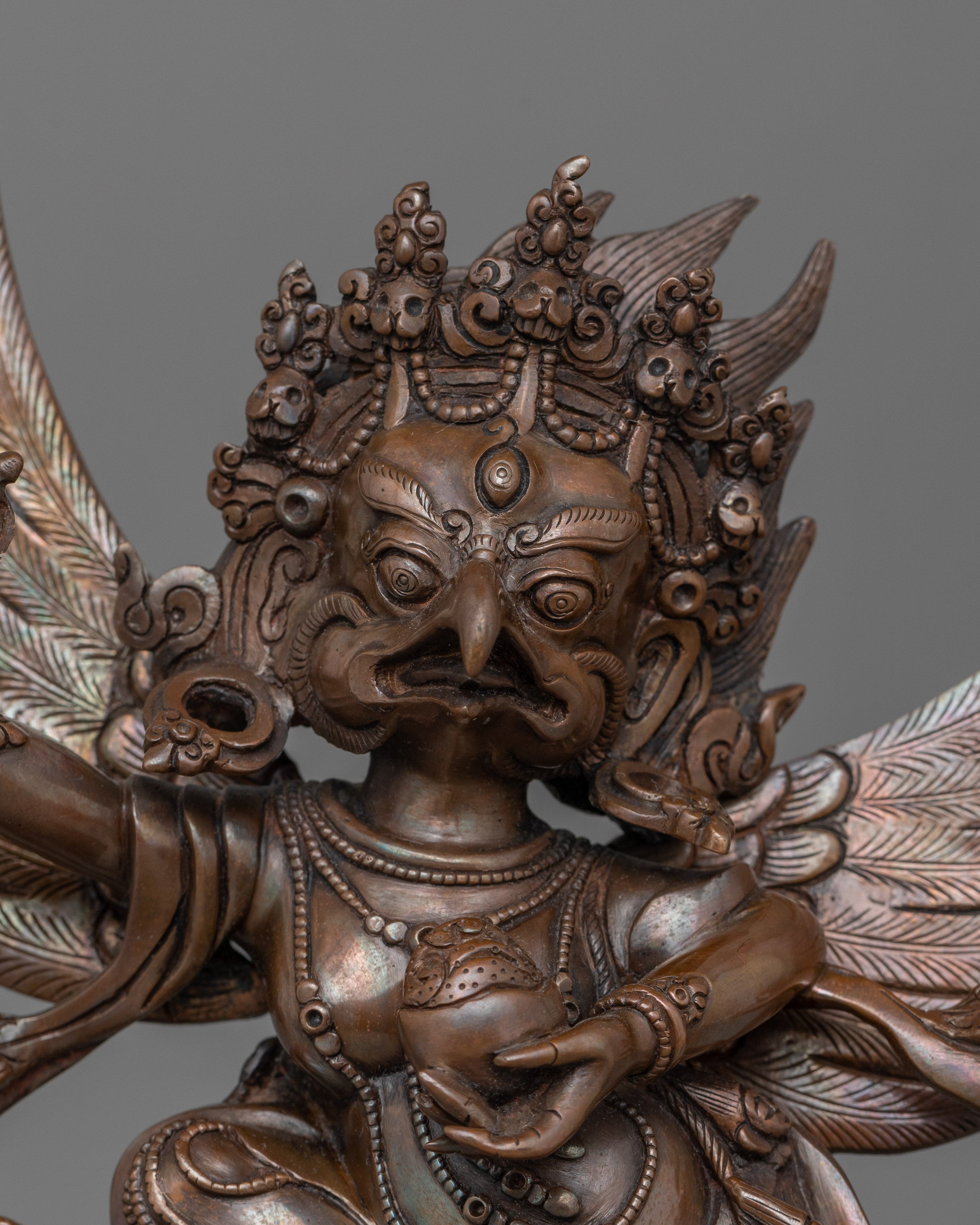 Garuda Statue in Himalayan Art Style | Tibetan Buddhism Sacred Artwork