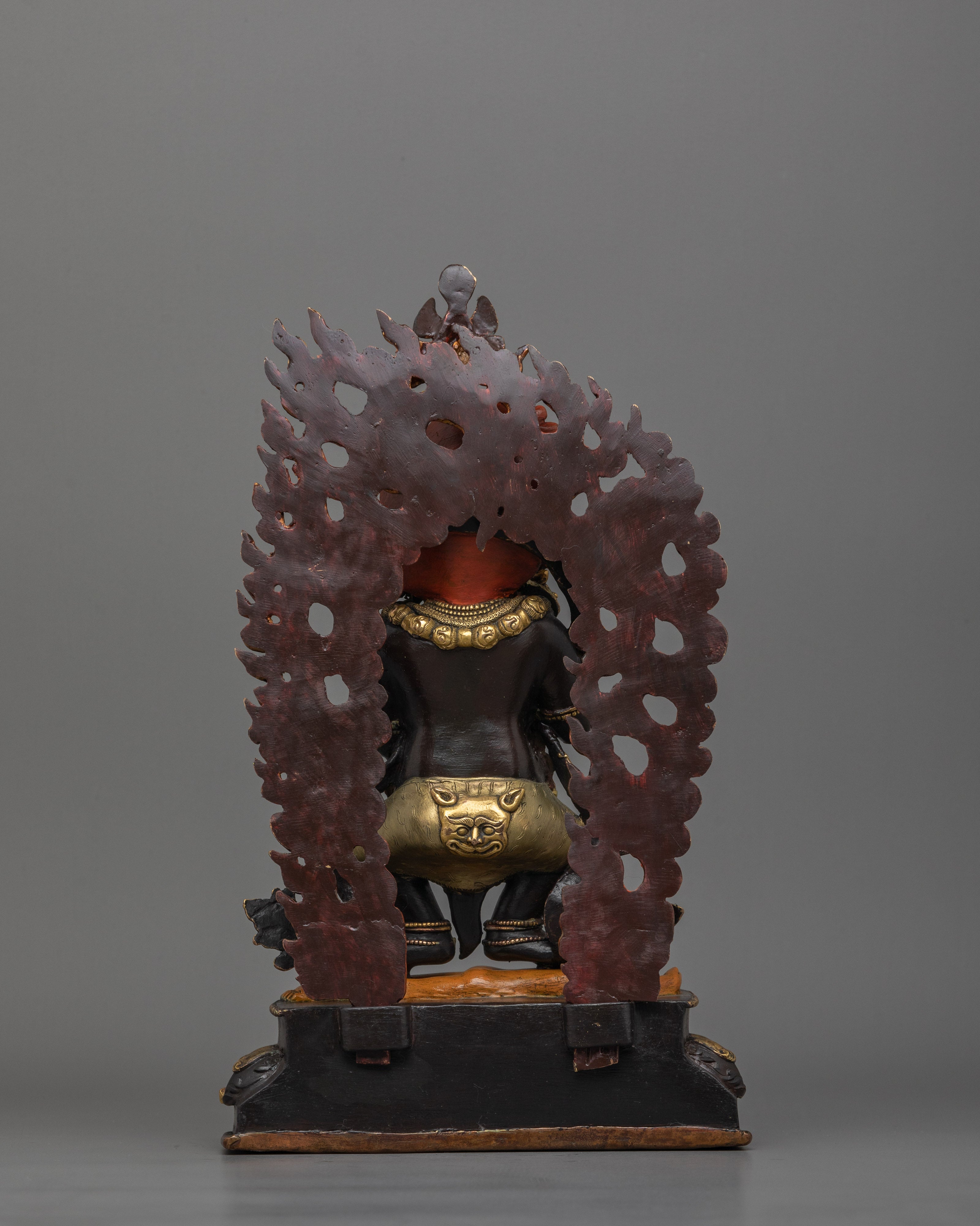 Mahakala Tibetan Buddhist Deity Wrathful Protector | Sacred Art and Craftsmanship for Shrine