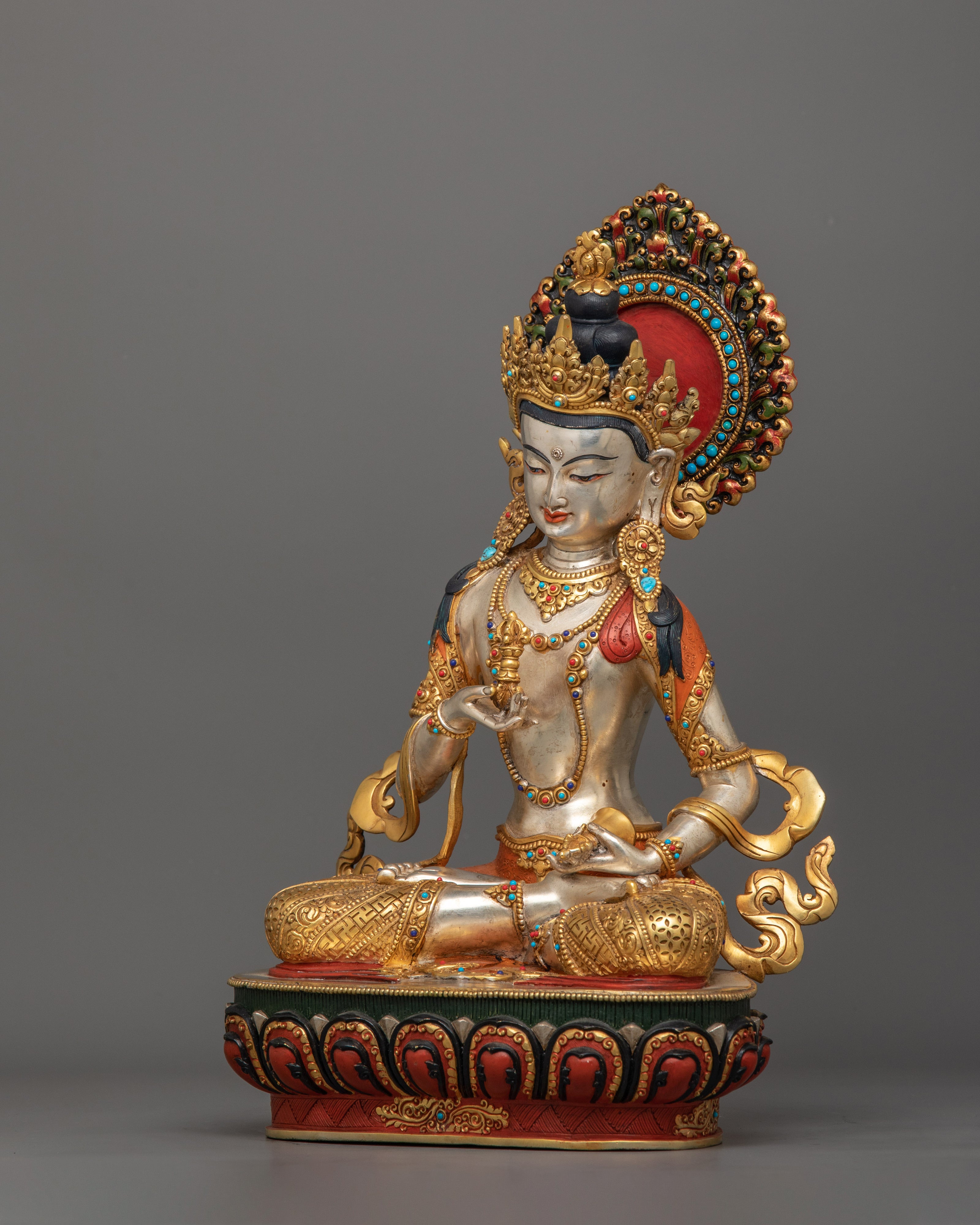 Vajrasattva Bodhisattva of Purification Figurine | Symbol of Spiritual Transformation