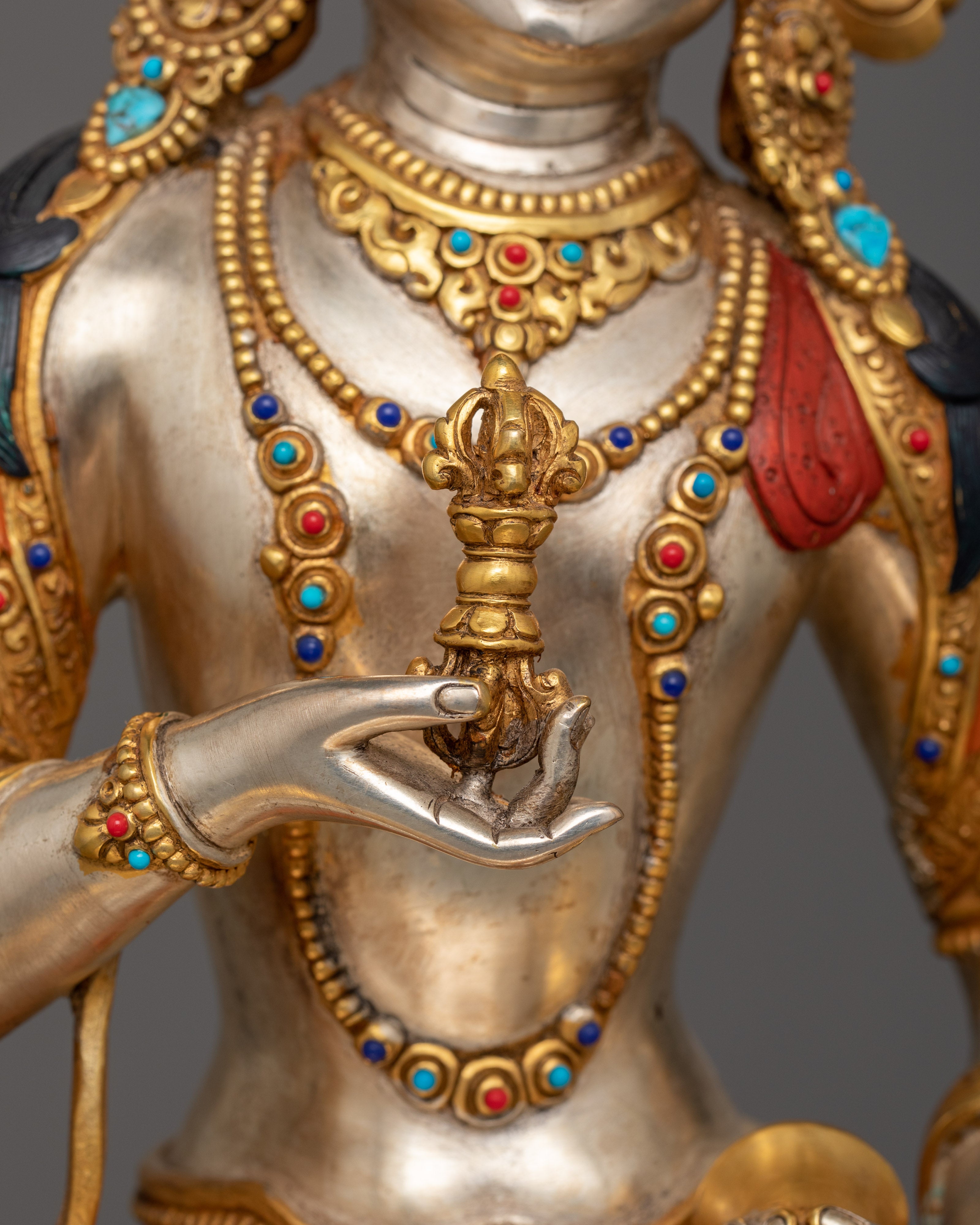 Vajrasattva Bodhisattva of Purification Figurine | Symbol of Spiritual Transformation