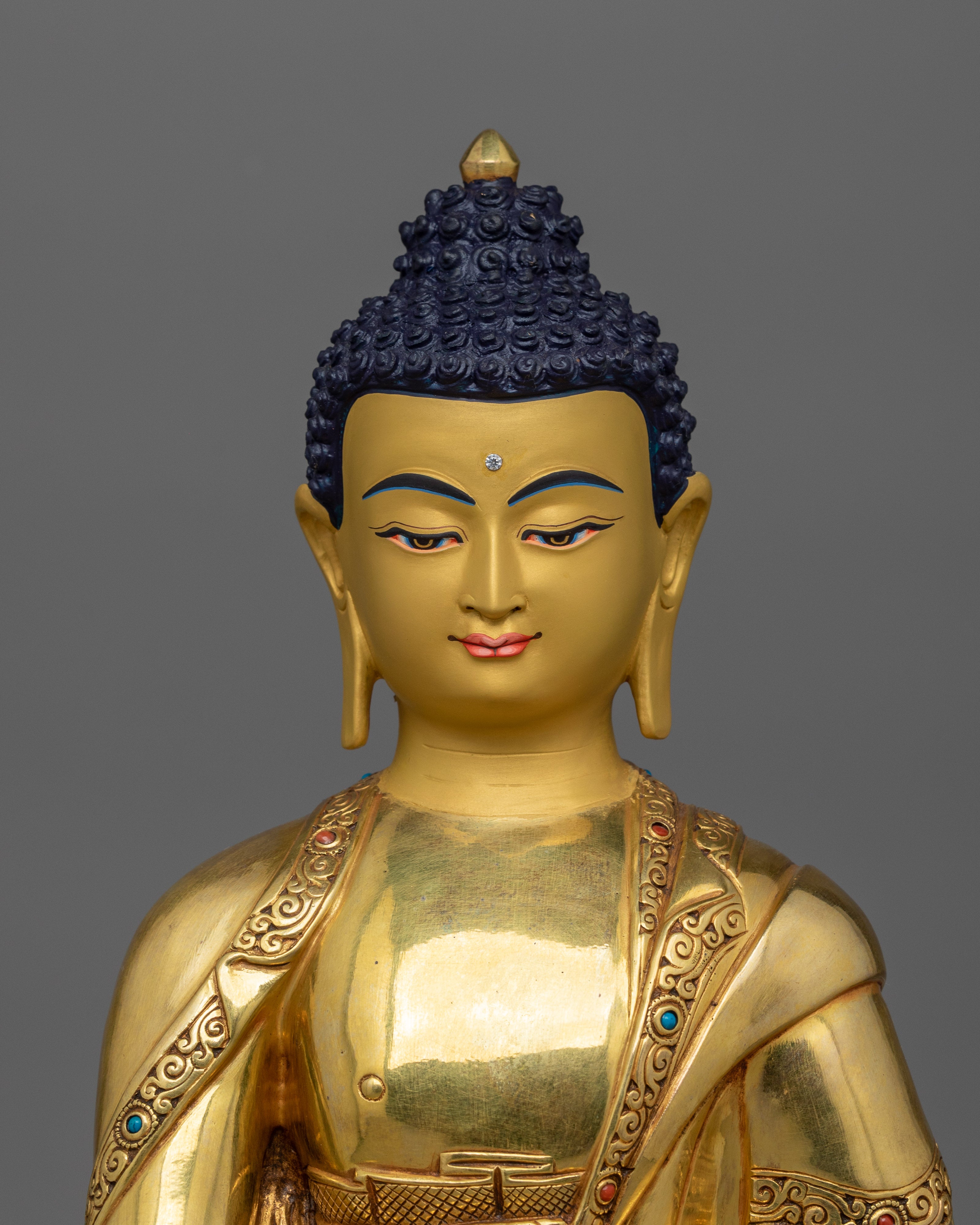 Sacred Historical Shakyamuni Buddha Statue | Buddha Sculpture with Peaceful Aura