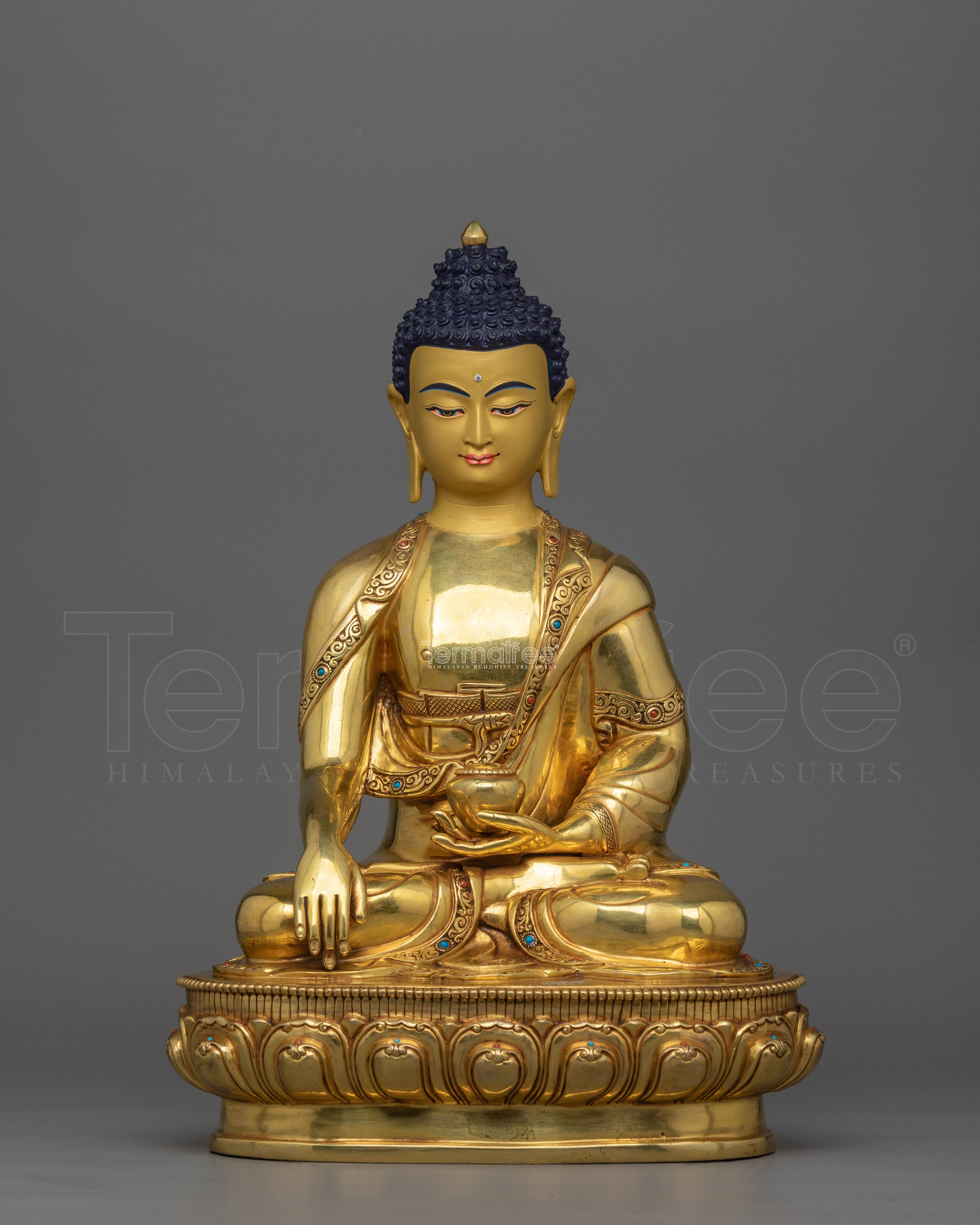 Sacred Historical Shakyamuni Buddha Statue | Buddha Sculpture with Peaceful Aura