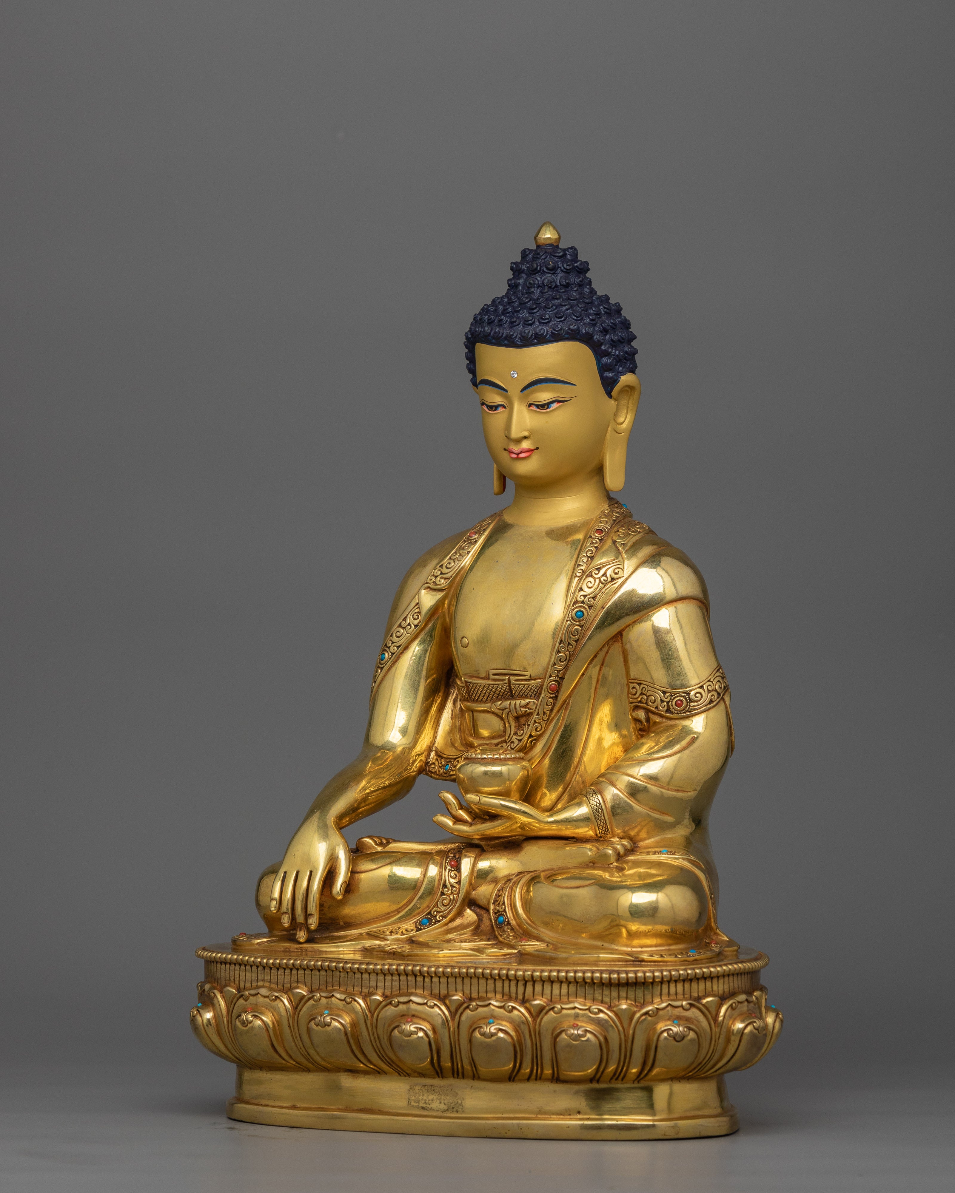 Sacred Historical Shakyamuni Buddha Statue | Buddha Sculpture with Peaceful Aura