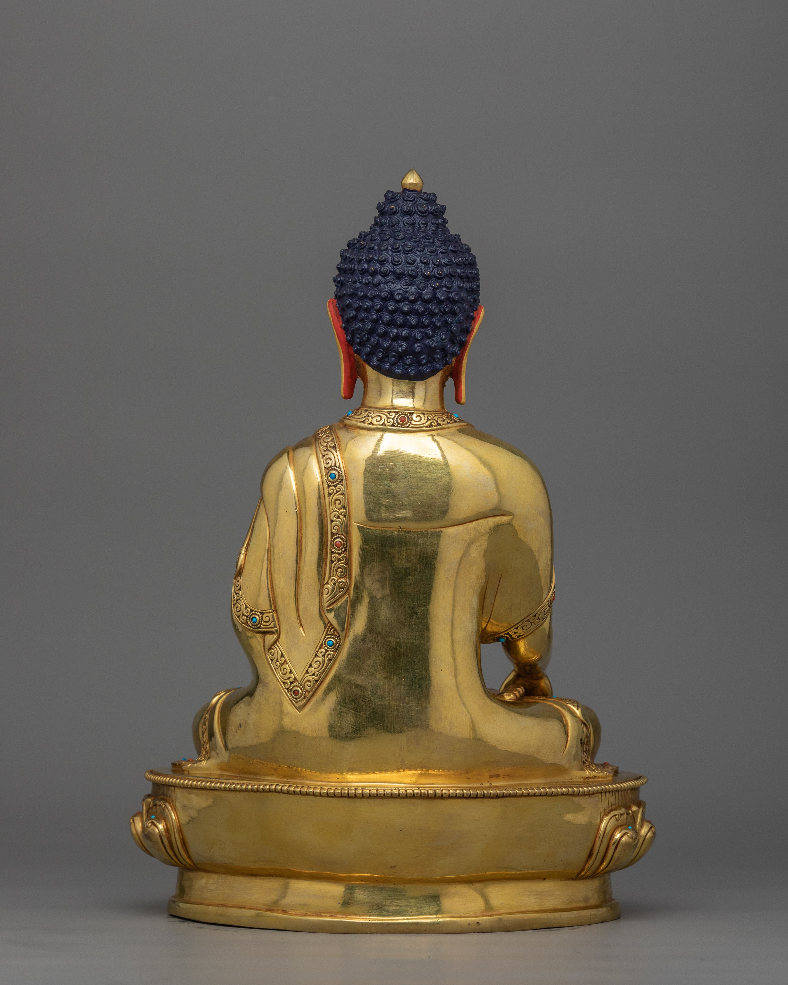 Sacred Historical Shakyamuni Buddha Statue | Buddha Sculpture with Peaceful Aura