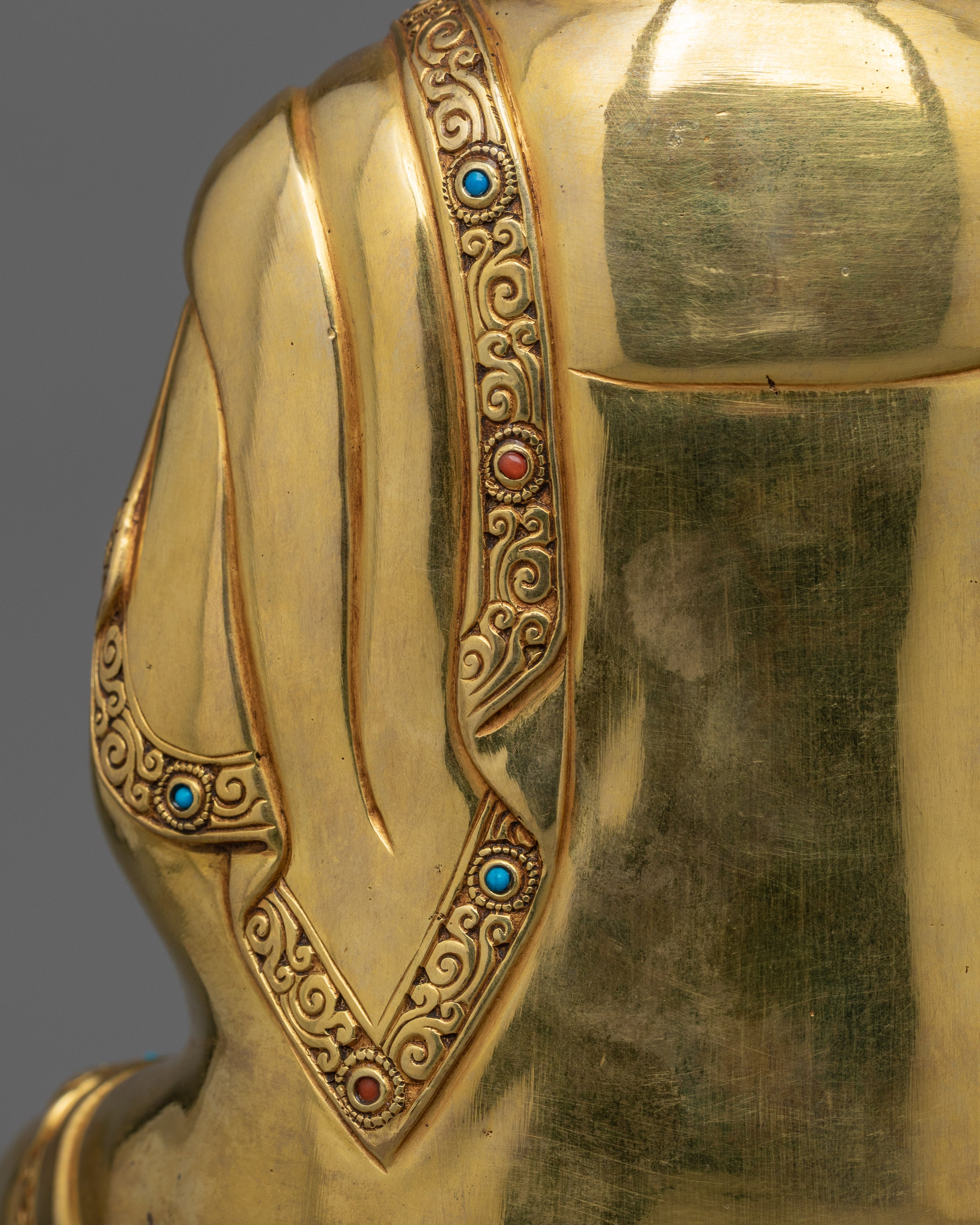 Sacred Historical Shakyamuni Buddha Statue | Buddha Sculpture with Peaceful Aura