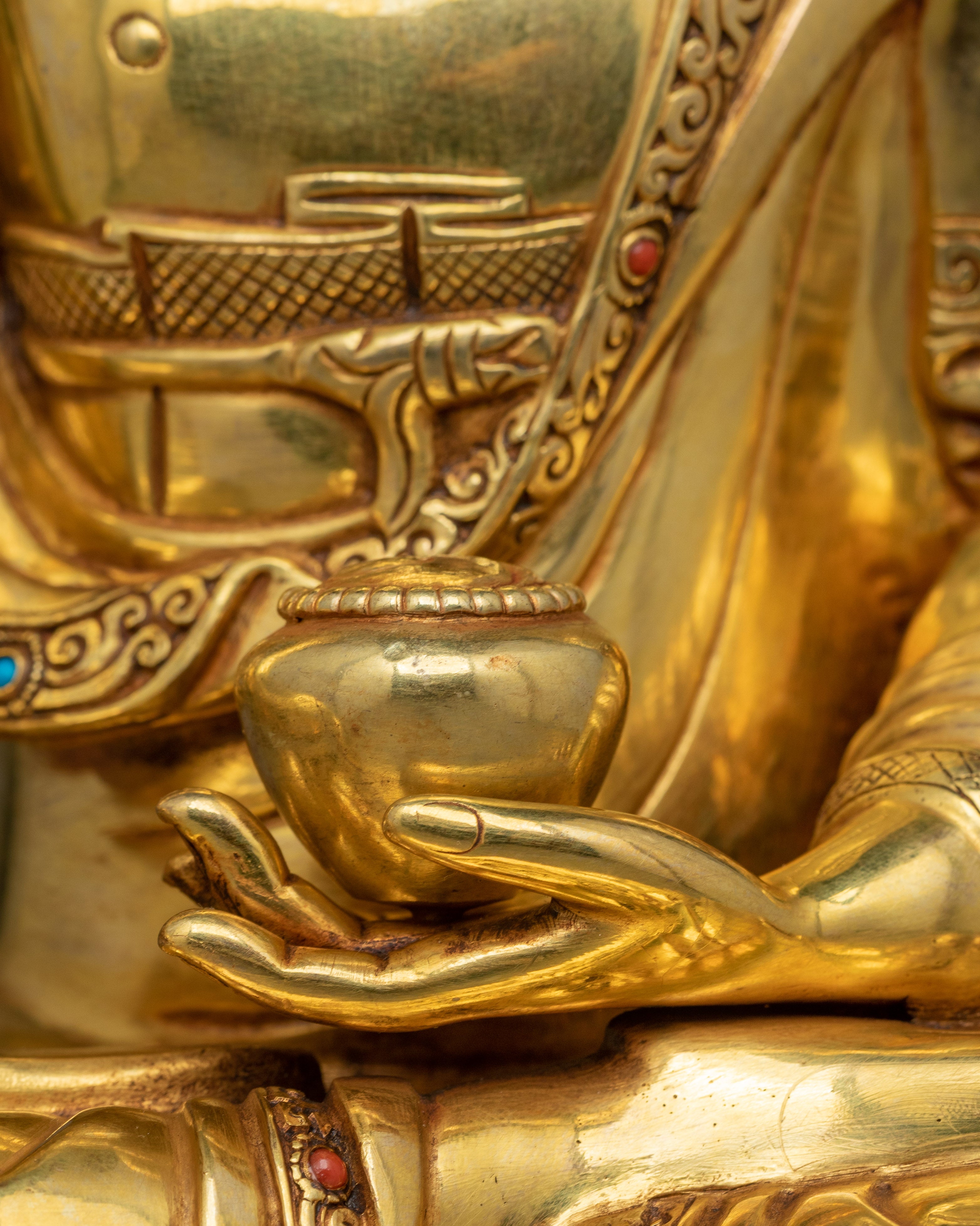 Sacred Historical Shakyamuni Buddha Statue | Buddha Sculpture with Peaceful Aura