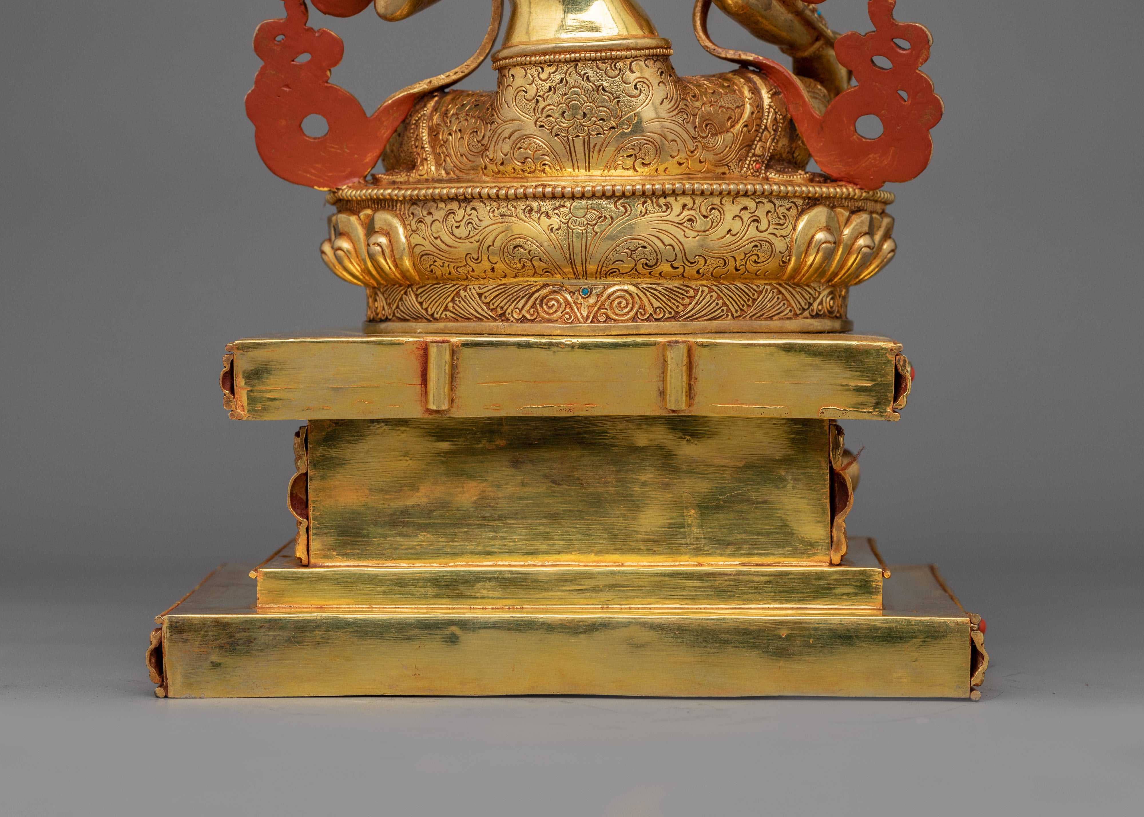 Handmade Statue of Syamatara Goddess of Swift Protection | Green Tara Figurine