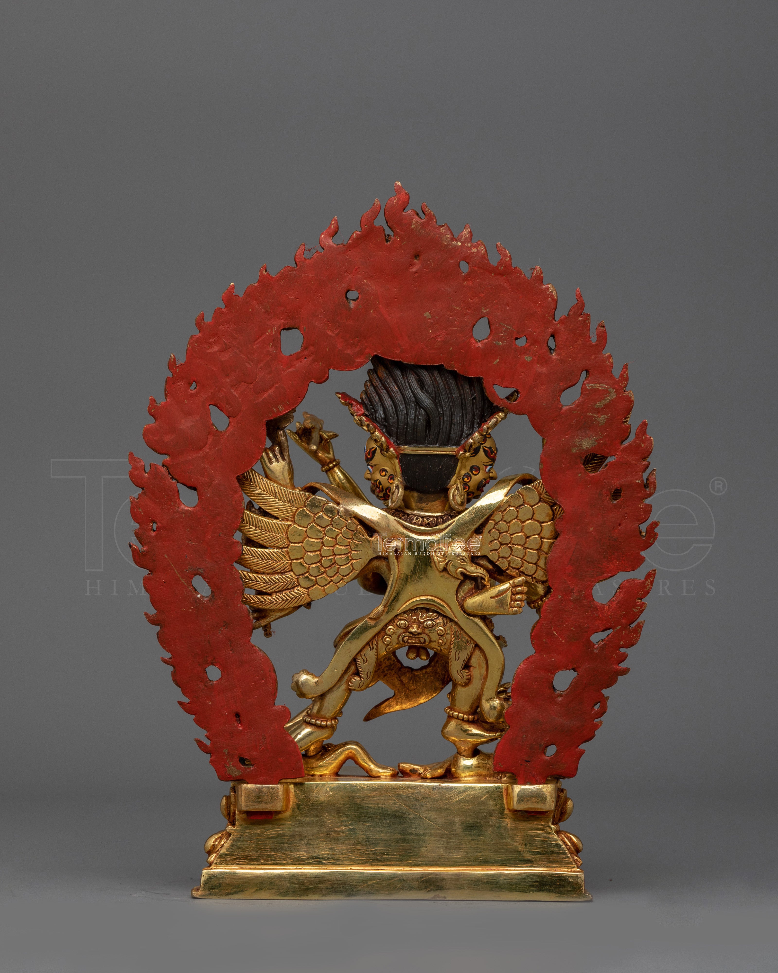 Vajrakilaya Wrathful Deity Statue | Handcrafted Sculpture of Obstacles Removal