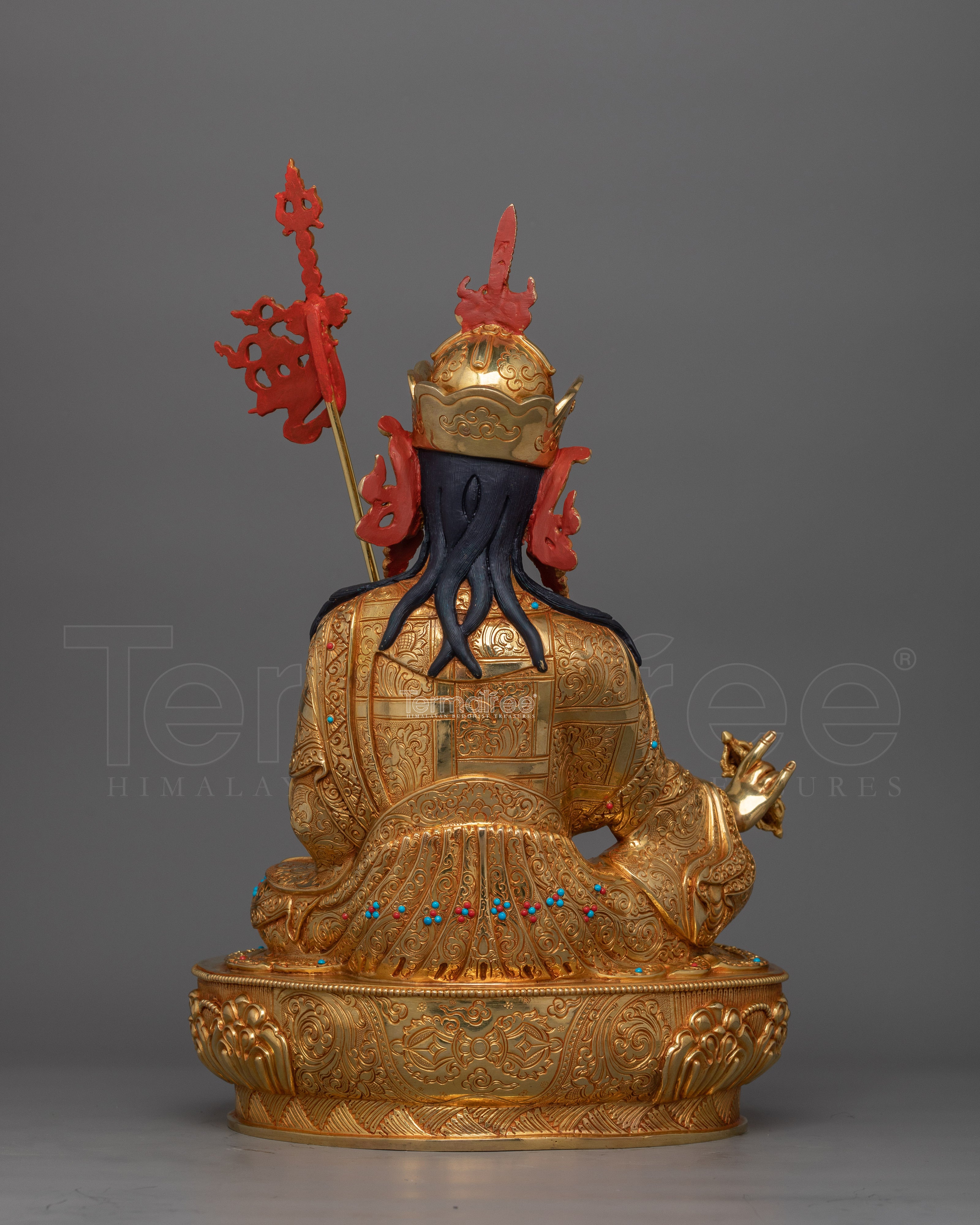 Guru Rinpoche Born from a Lotus Deity Statue | Symbol of Tibetan Buddhism