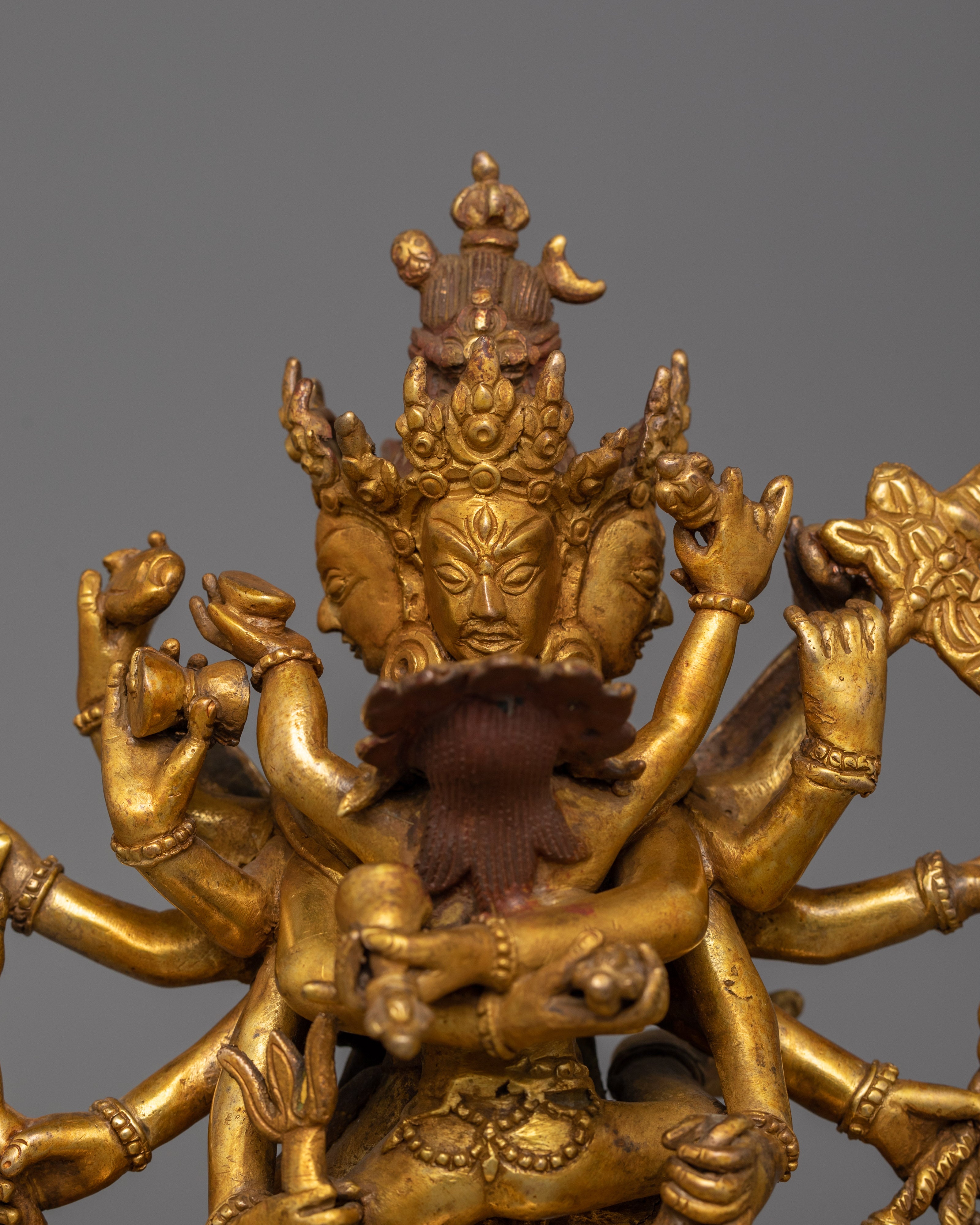 Chakrasamvara Tantric Deity Statue | The Union of Wisdom and Compassion