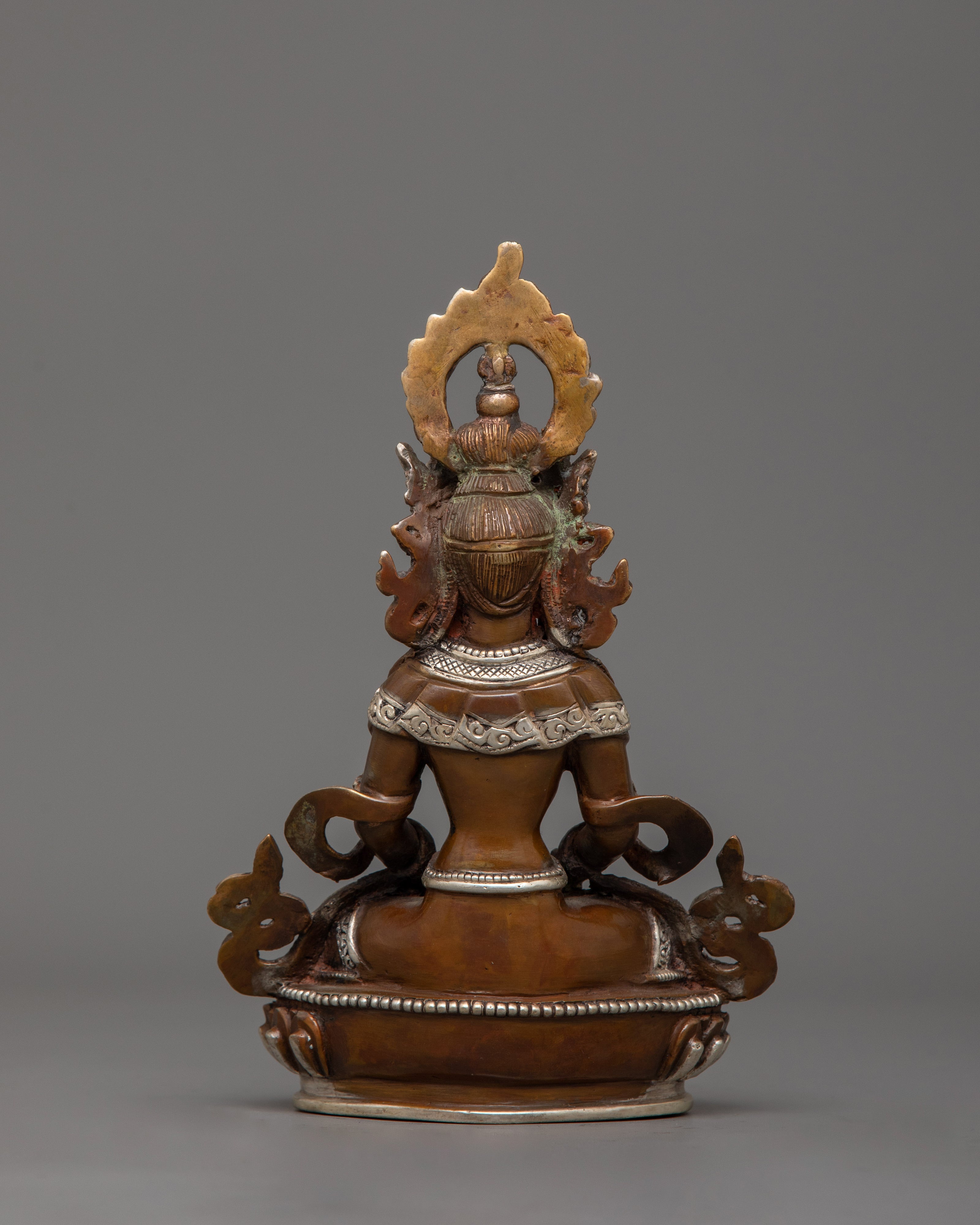 Traditional Amitayus Deity Statue | Symbol of Longevity and Vitality