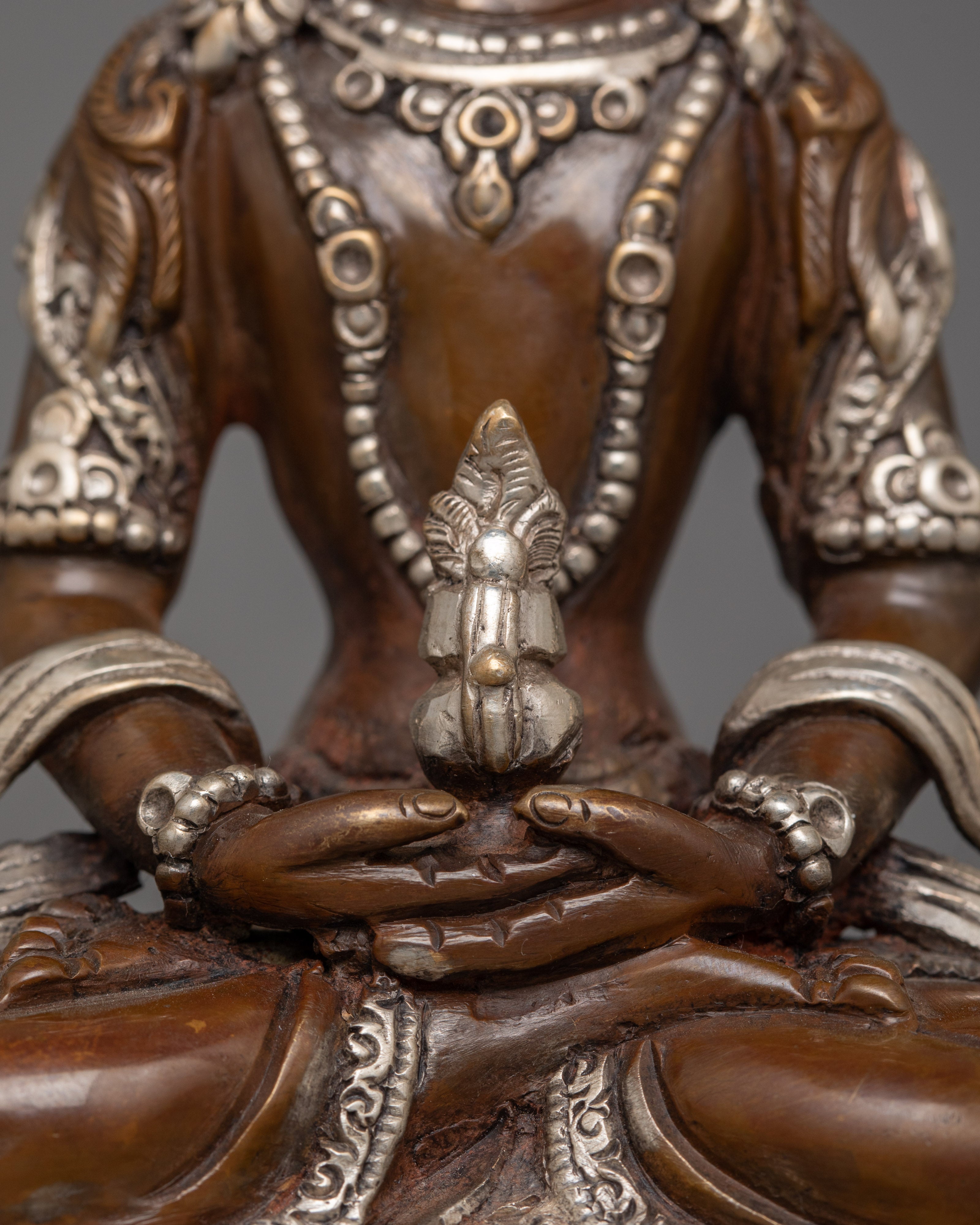 Traditional Amitayus Deity Statue | Symbol of Longevity and Vitality