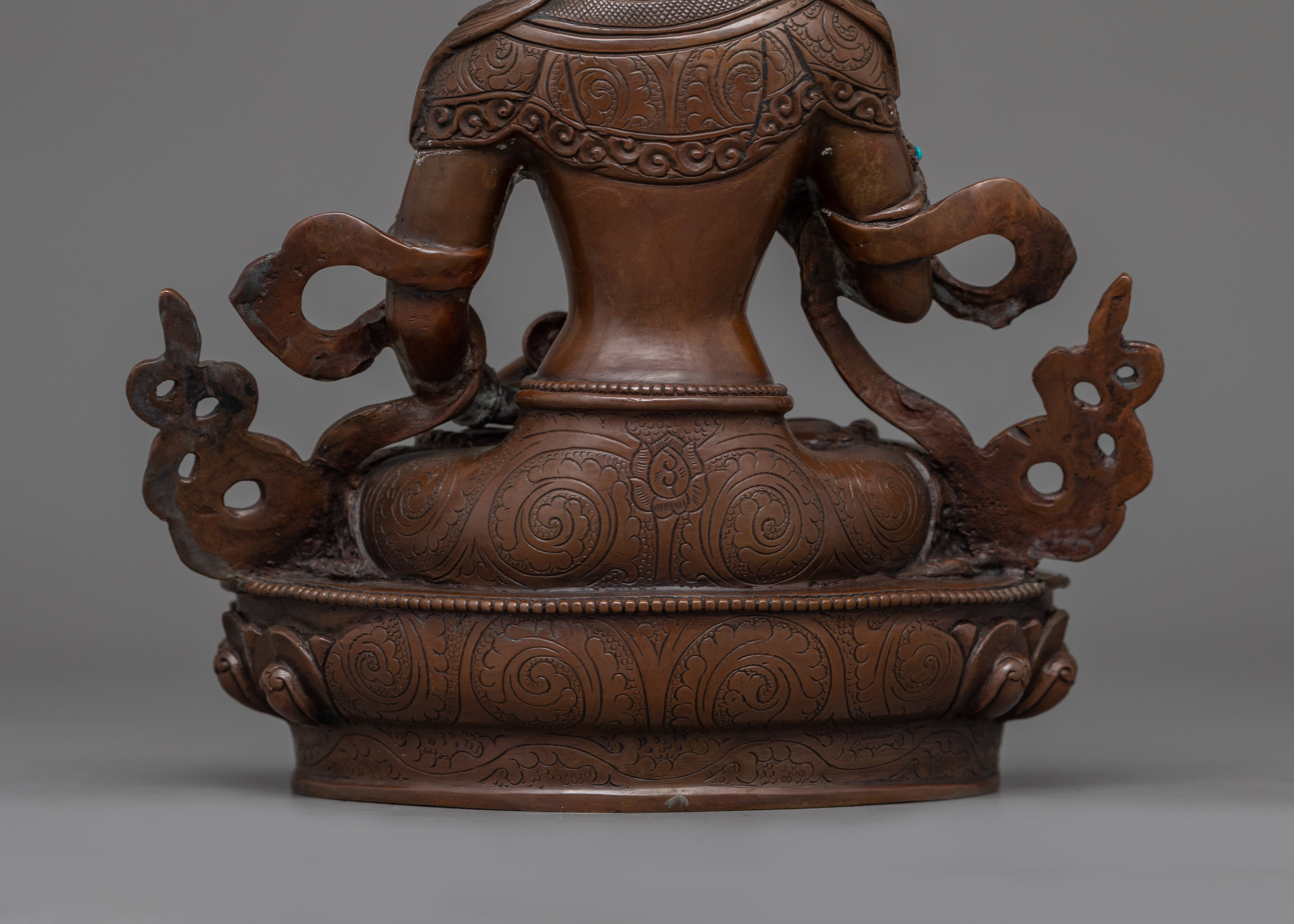Handcrafted Vajrasattva Buddhist Sculpture | The Buddhist Deity of Purification