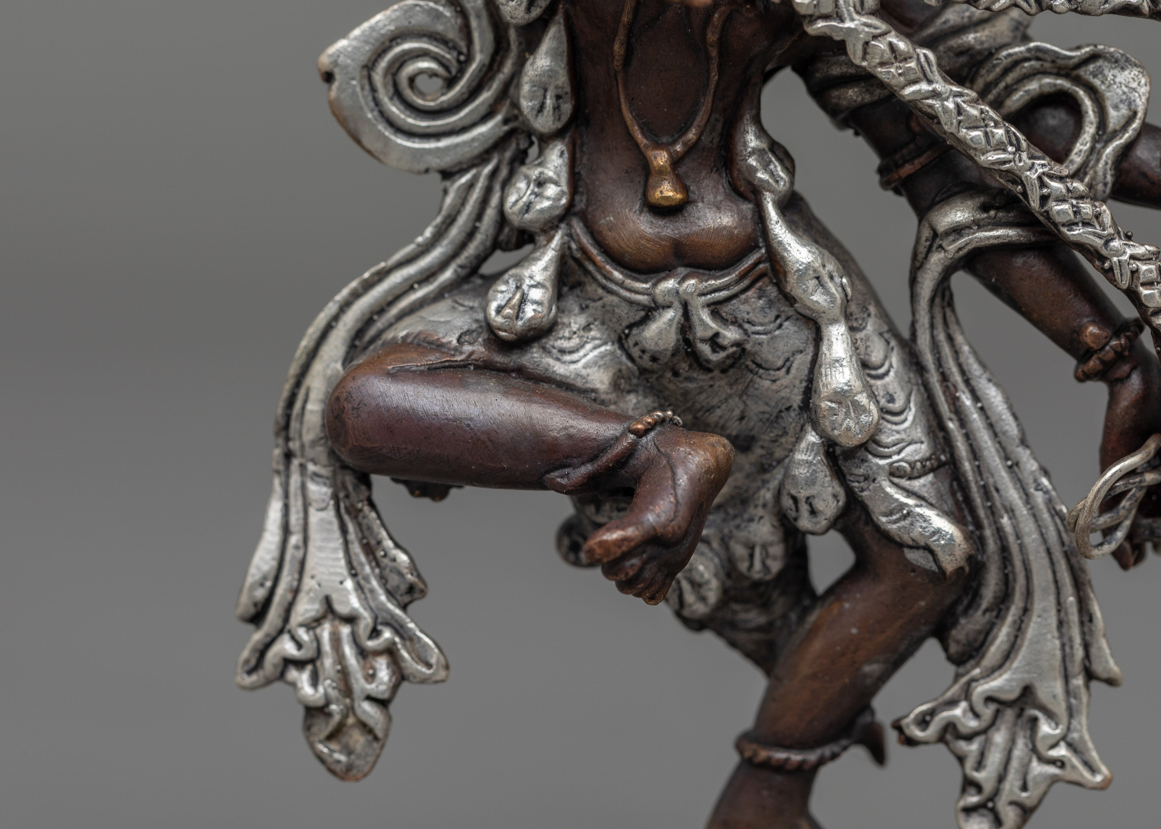 Kurukulla Buddhist Goddess Sculpture | Tibetan Figurine of Dakini Red Tara