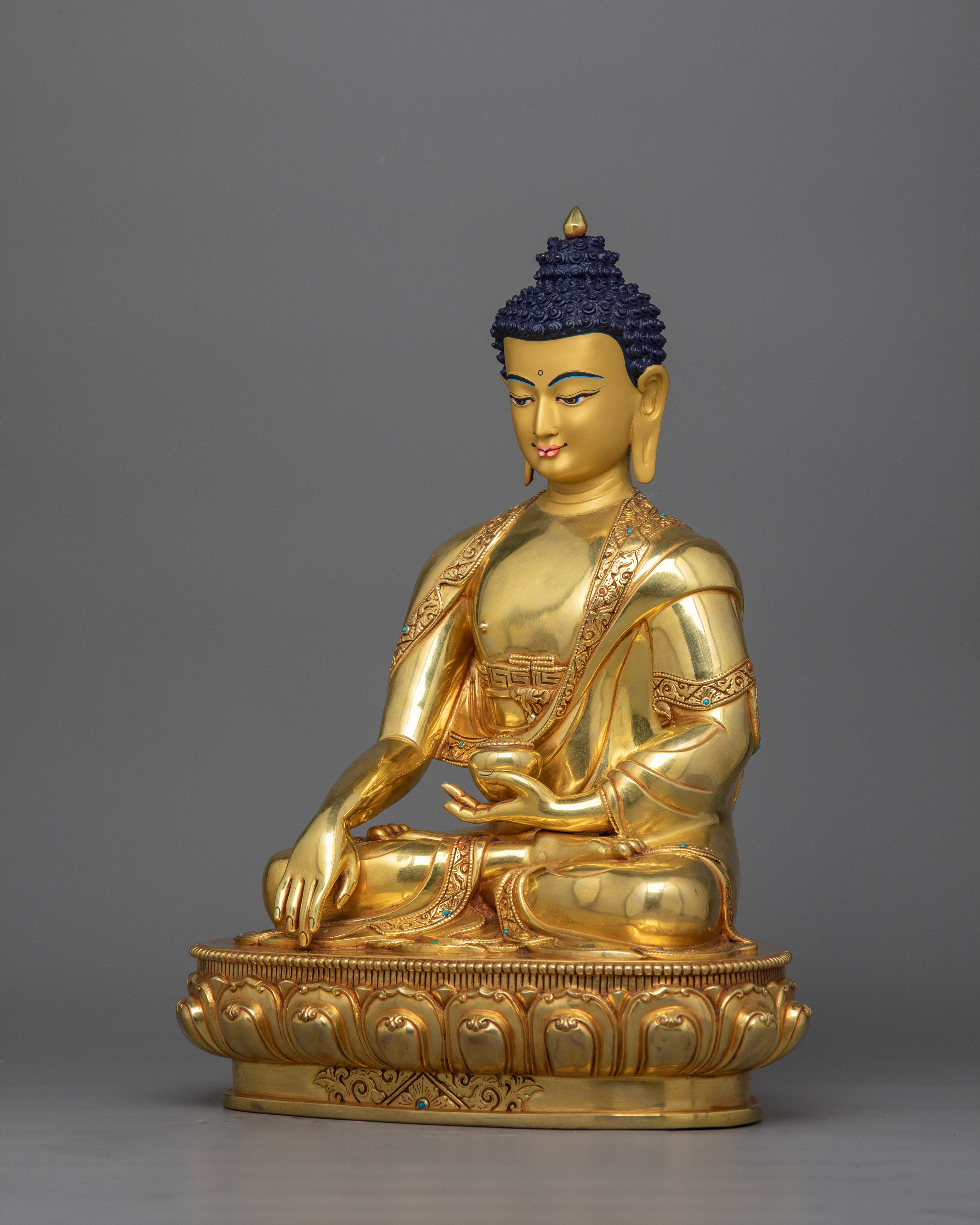 Historical Buddha Holding an Alms Bowl Figurine | Teacher of Enlightenment