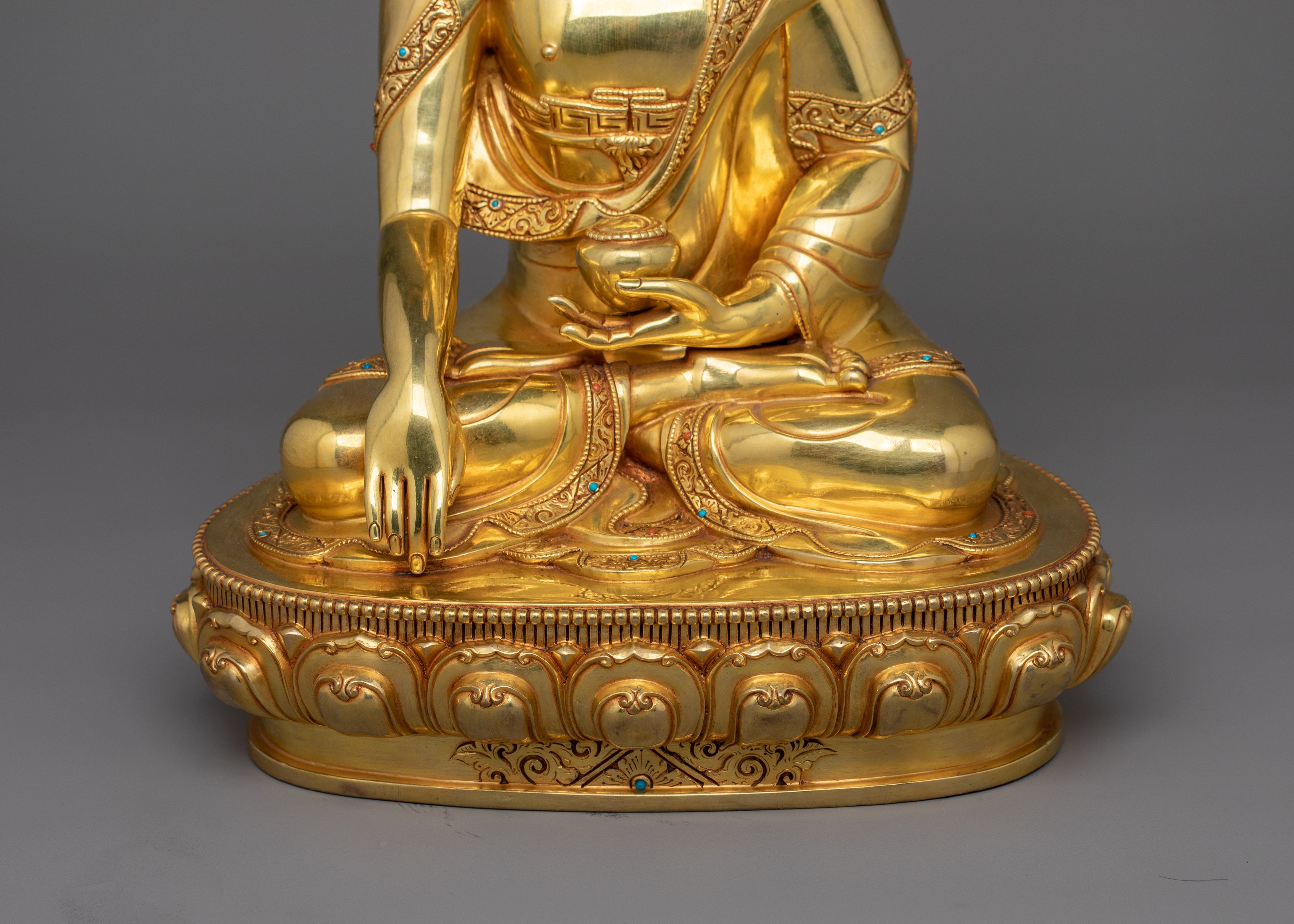 Historical Buddha Holding an Alms Bowl Figurine | Teacher of Enlightenment