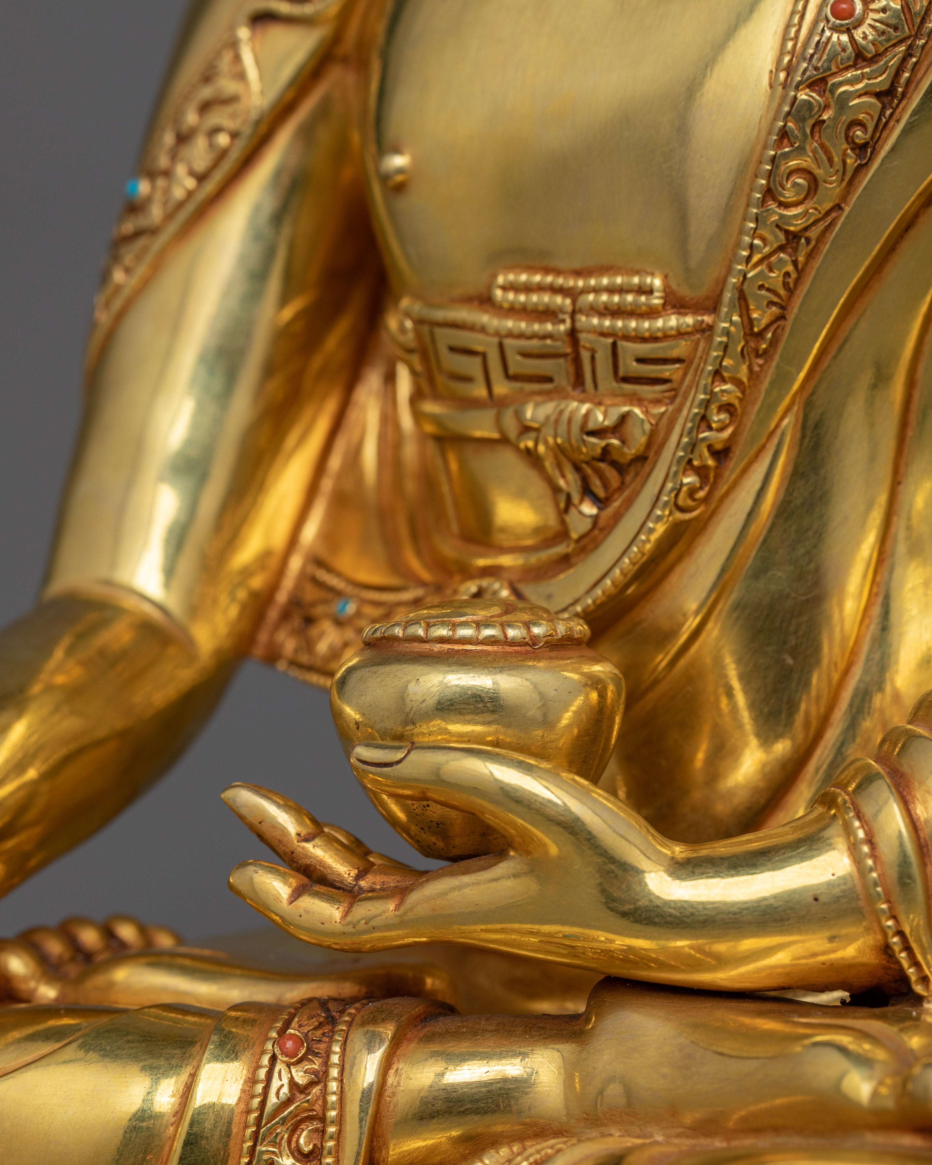 Historical Buddha Holding an Alms Bowl Figurine | Teacher of Enlightenment