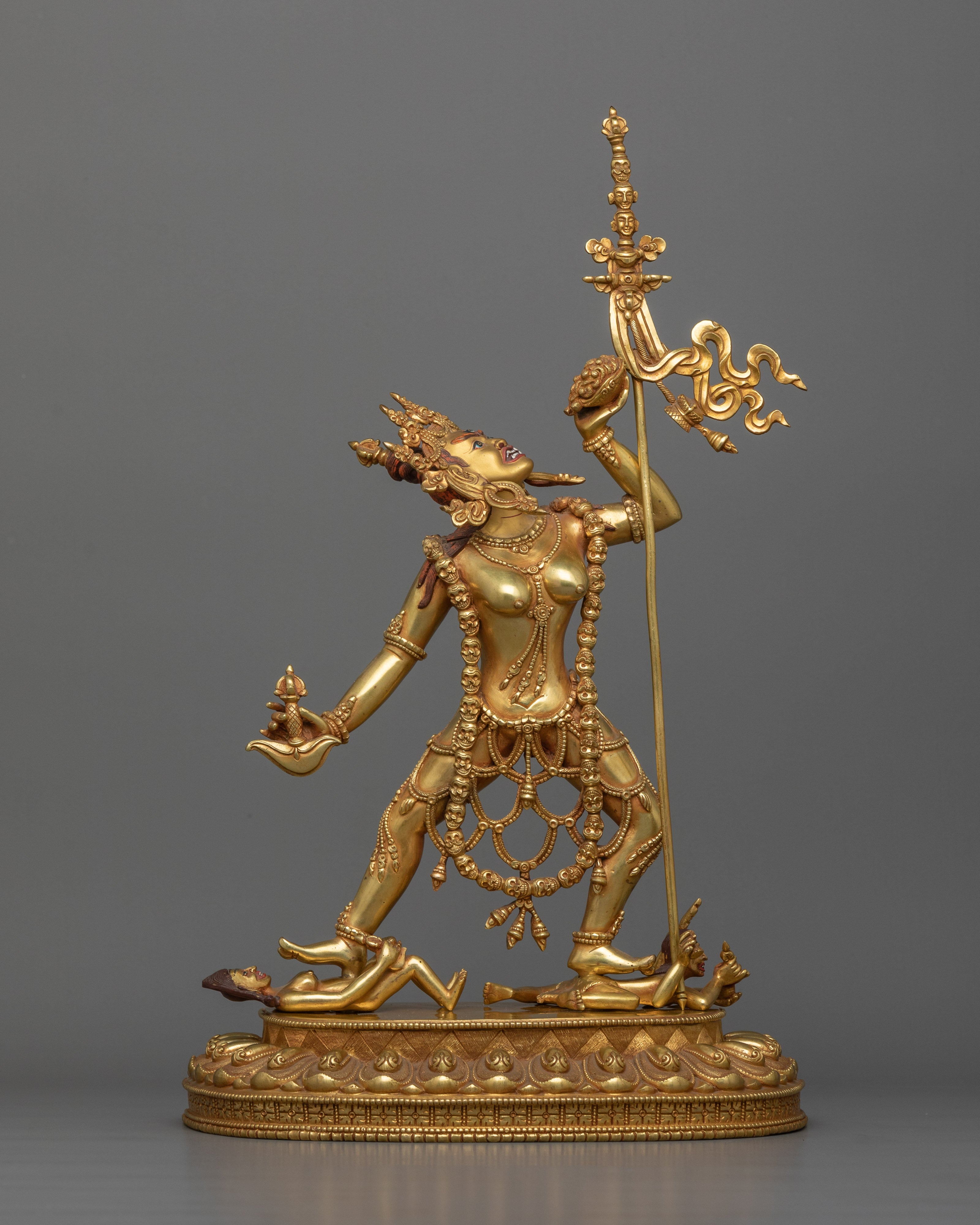 Tibetan Vajrayogini Tantric Deity Sculpture | Goddess of Wisdom and Liberation